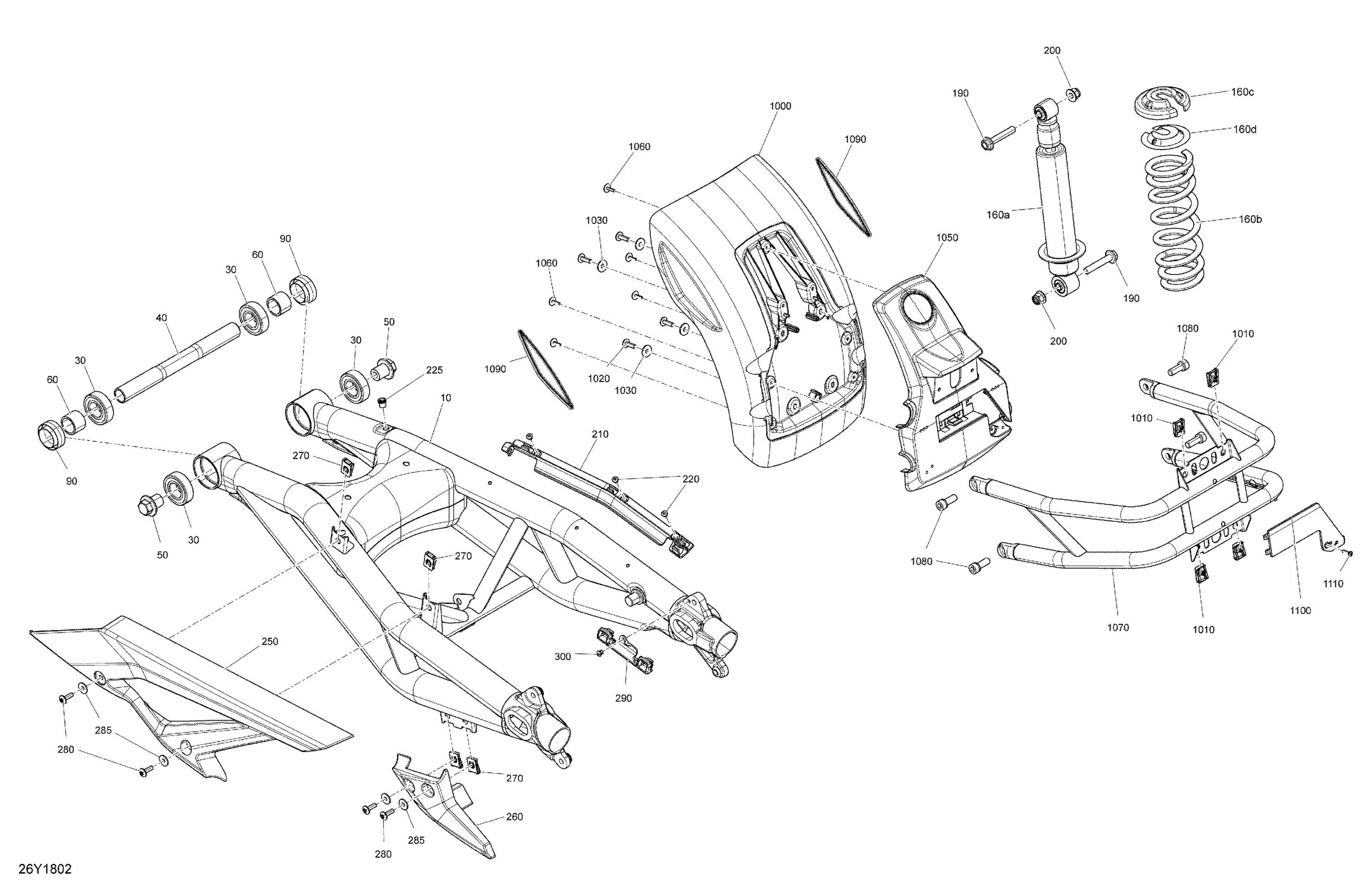 Схема узла: Rear Suspension