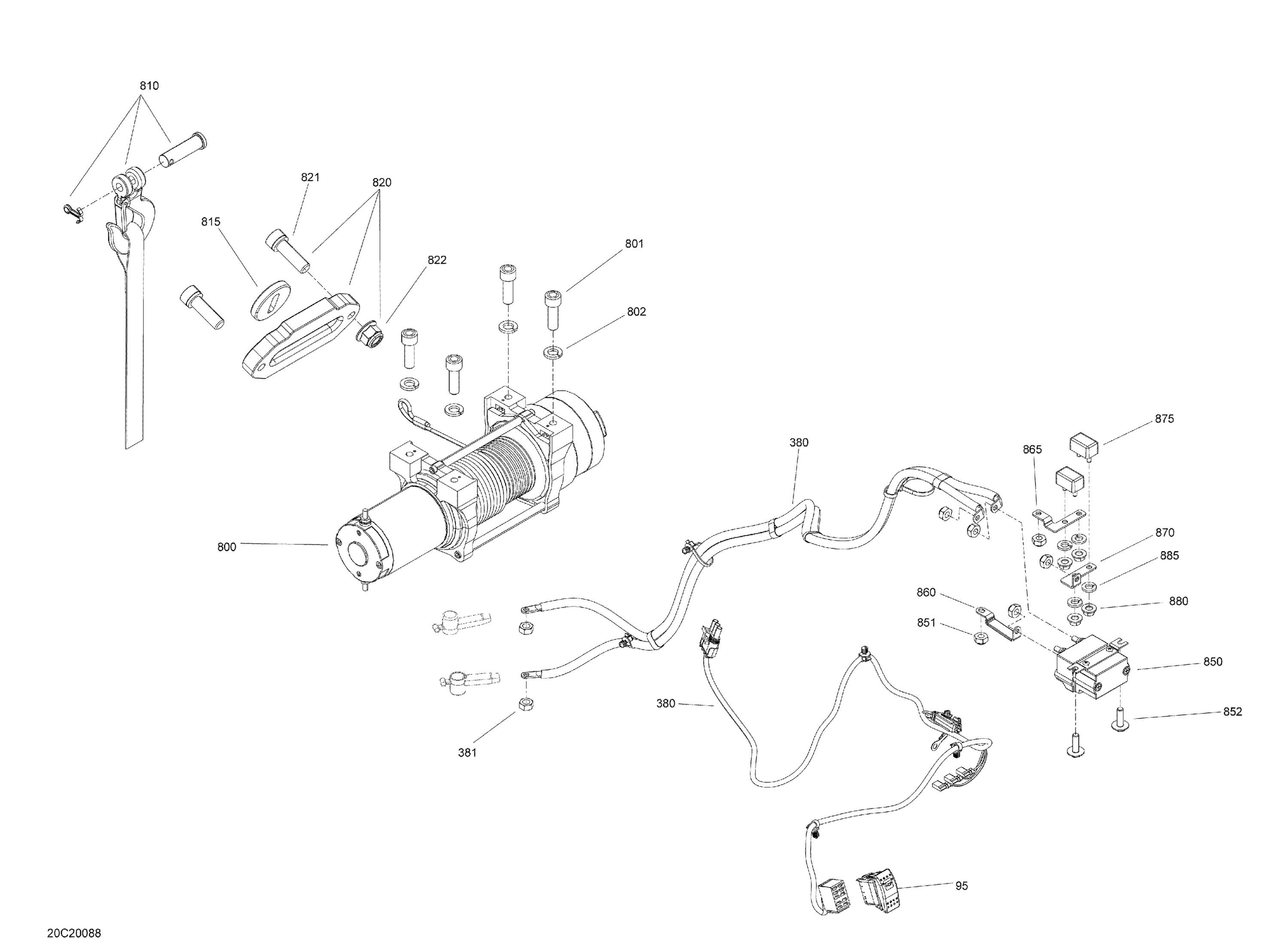 Electrical System - XRC - Winch