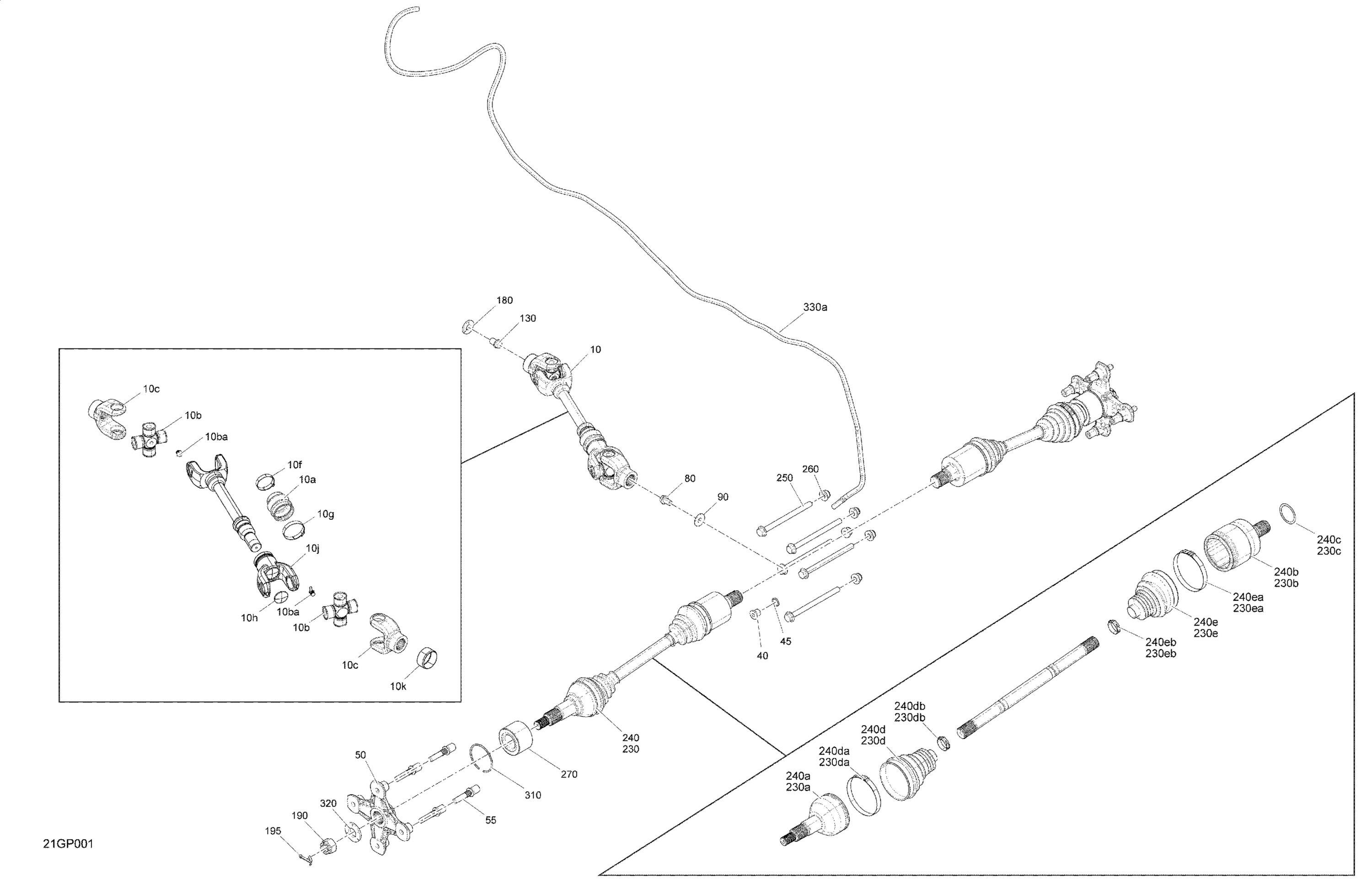 Drive - Rear - Common Parts - NO MAX