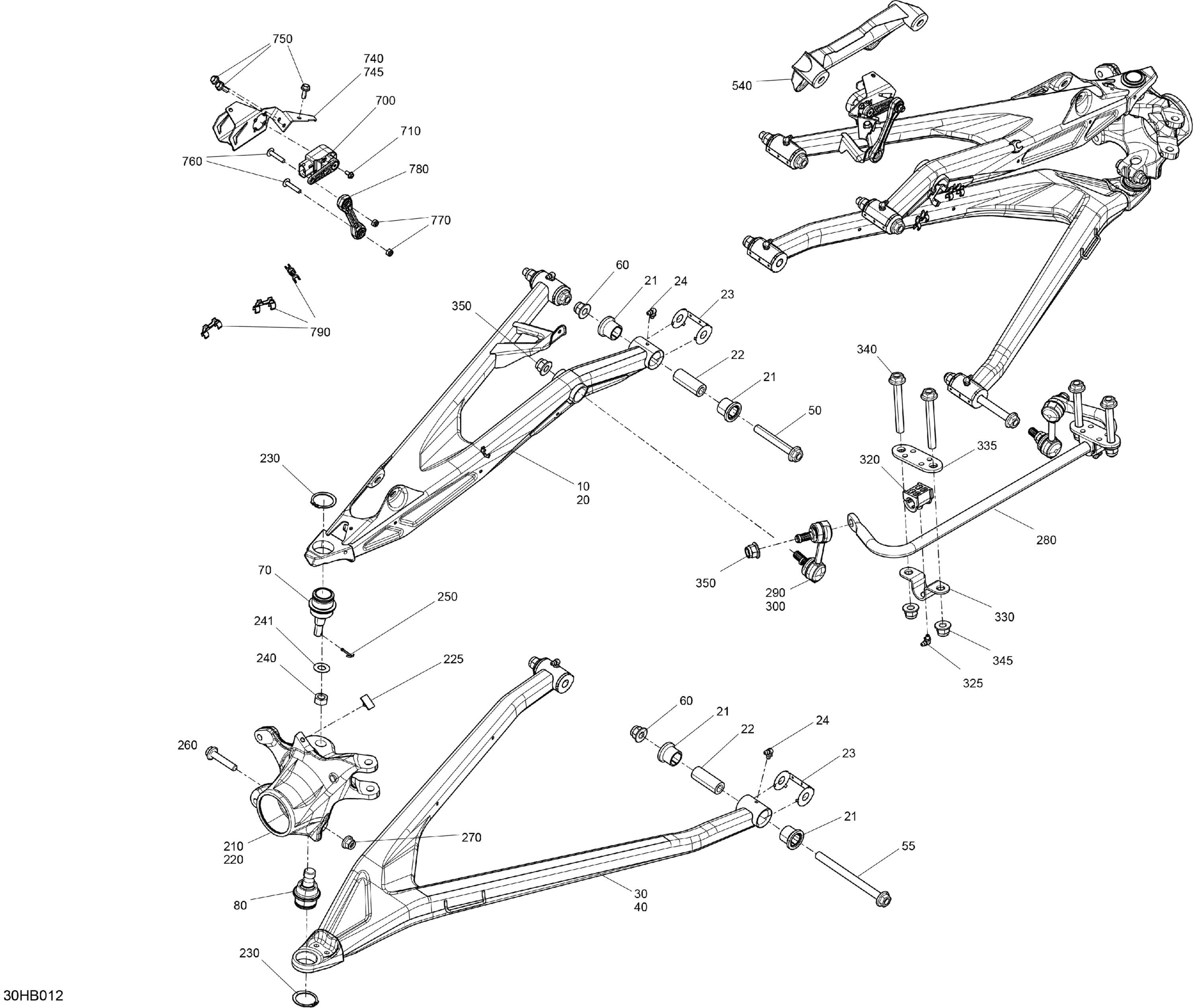 Схема узла: Suspension - Front Components