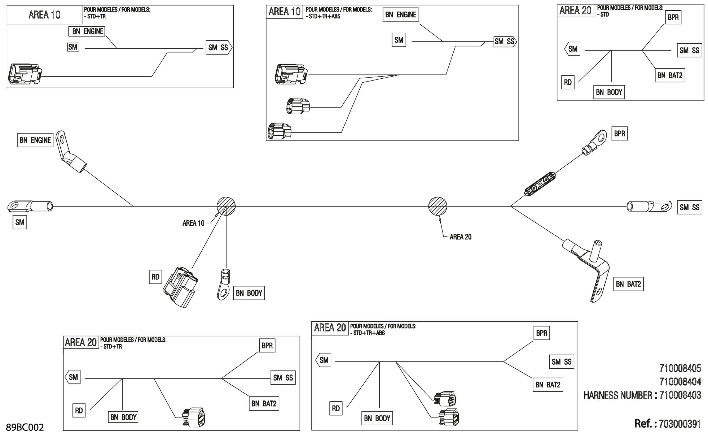 Electric - Voltage Regulator Wiring Harness