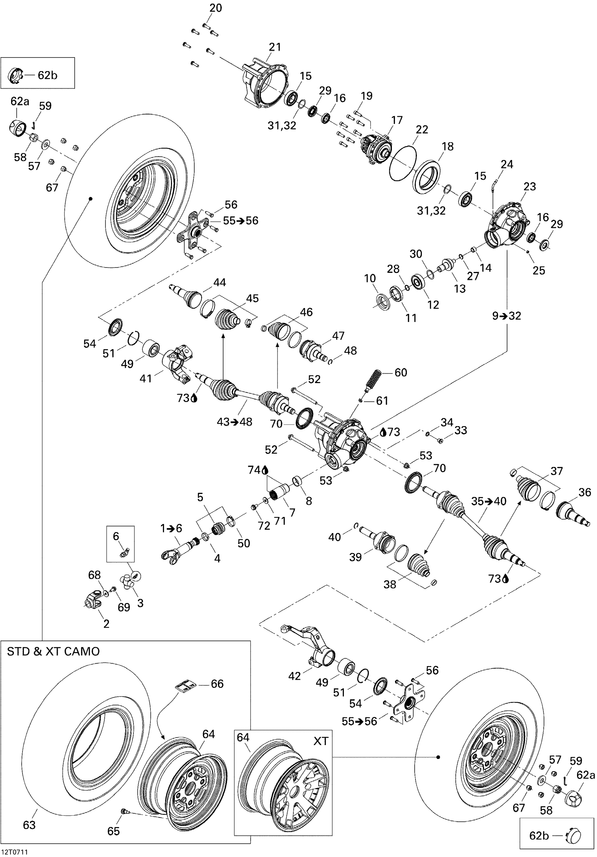 Drive System, Front STD