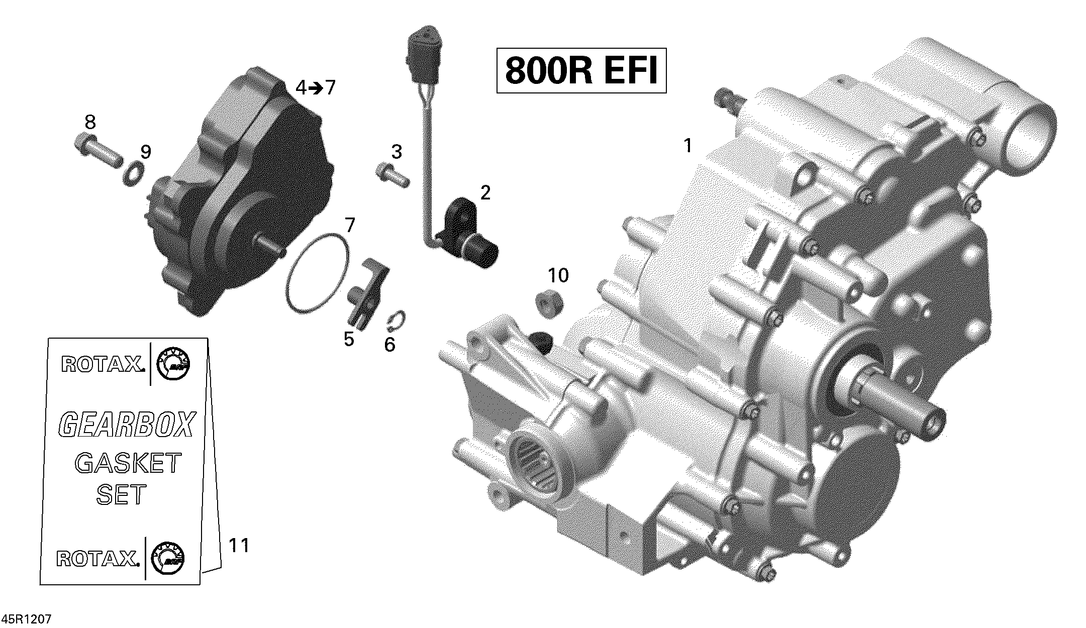 Gear Box Assy and 4x4 Actuator