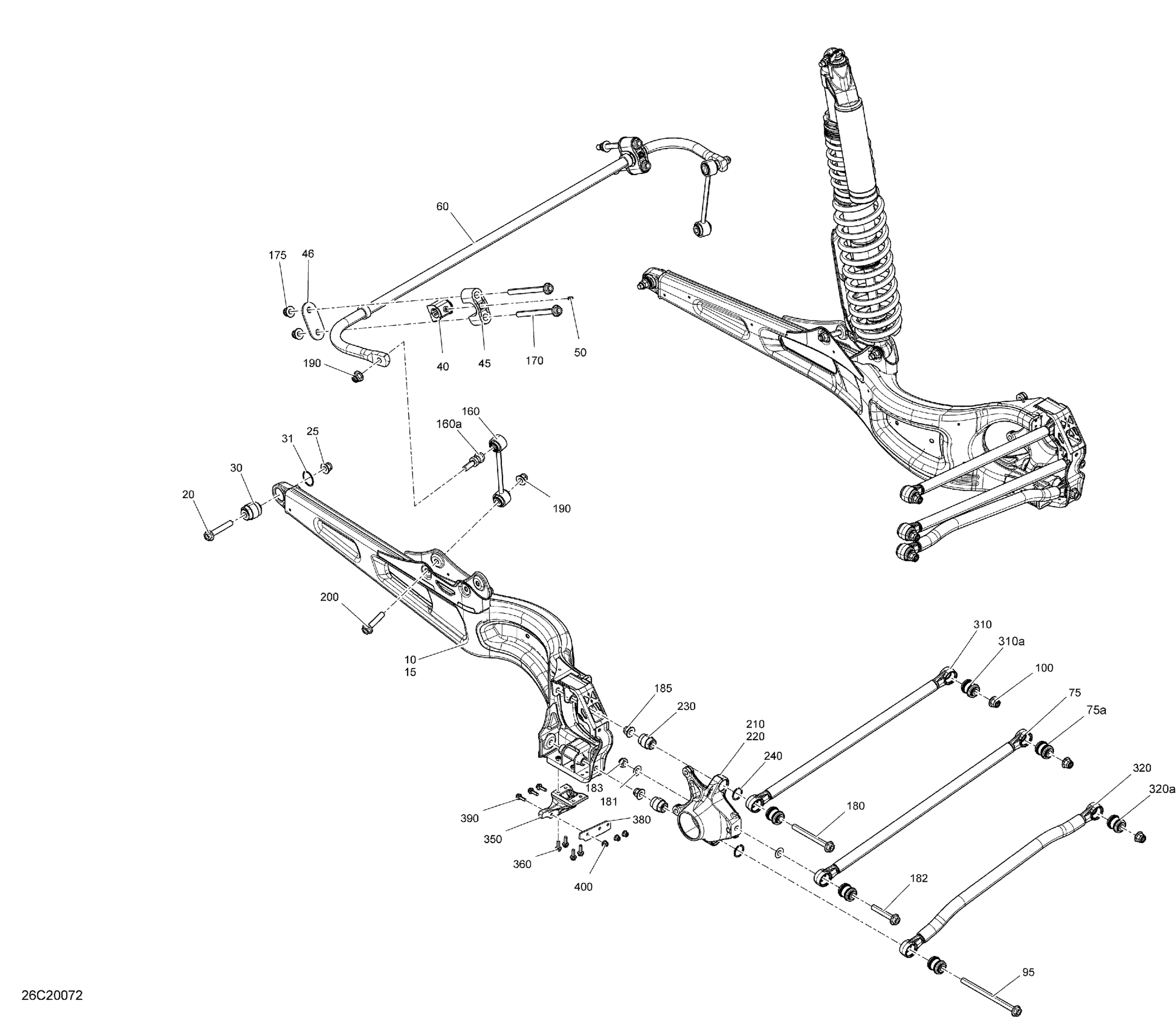 Схема узла: Rear Suspension