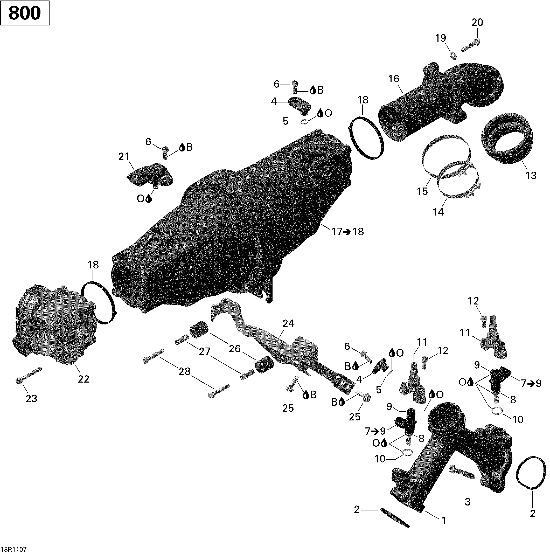 Air Intake Manifold And Throttle Body