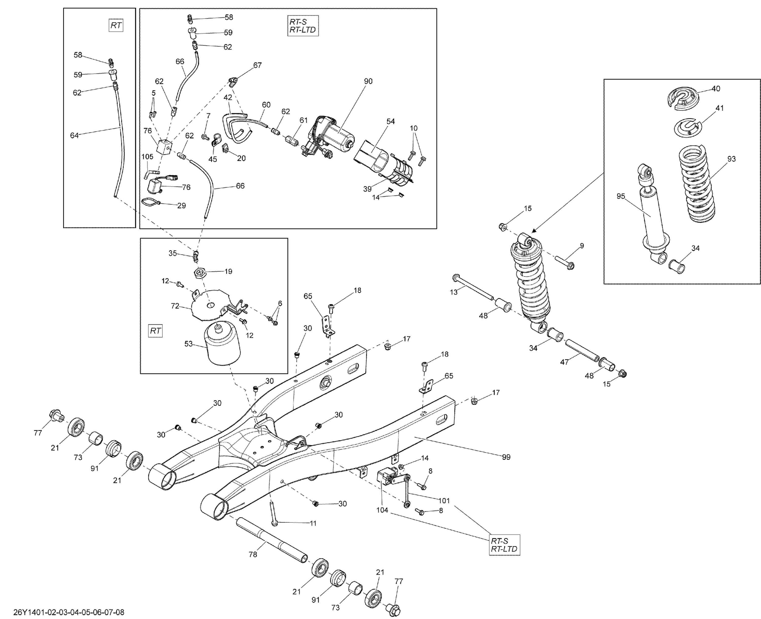 Suspension, Rear _26Y1401