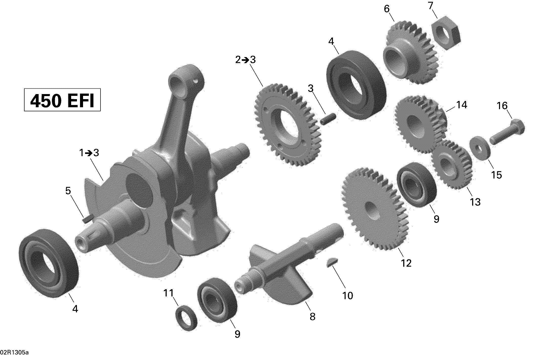 Схема узла: Crankshaft