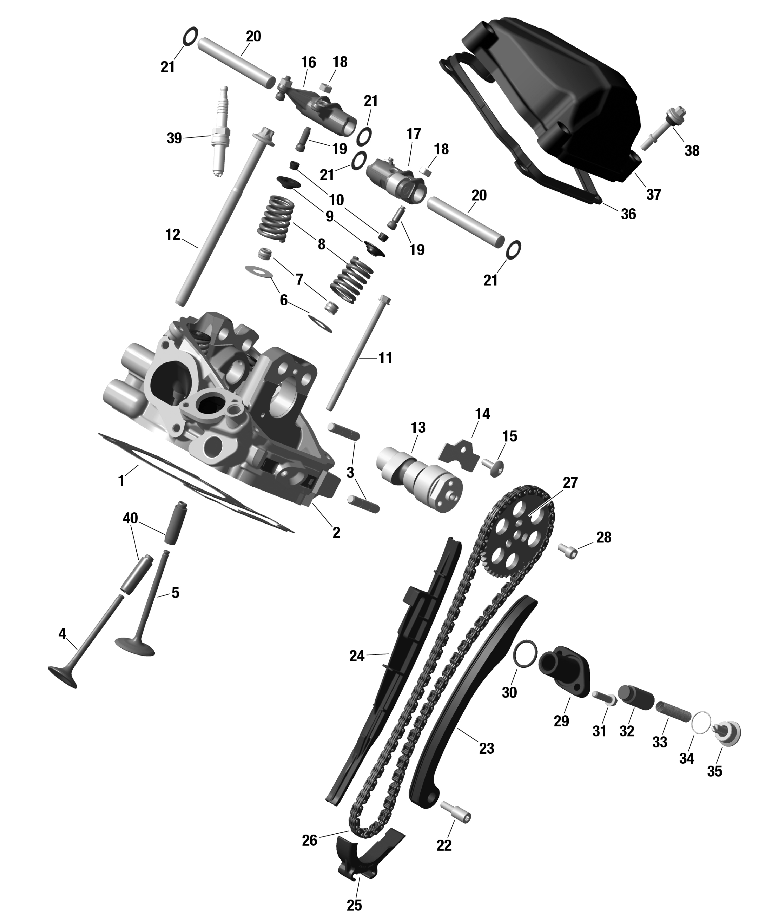 ROTAX - Rear Cylinder Head