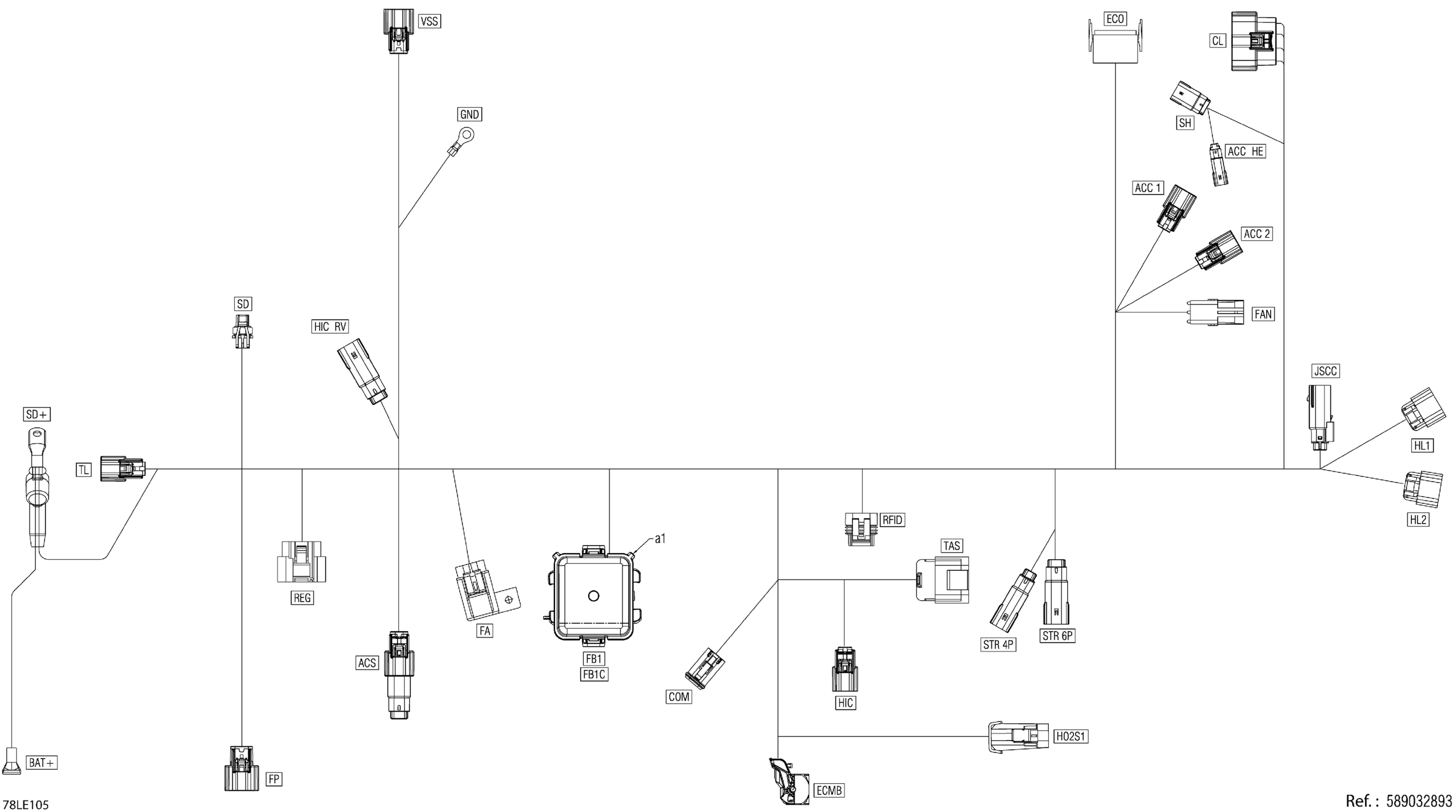 Electric - Main Harness - 515179737