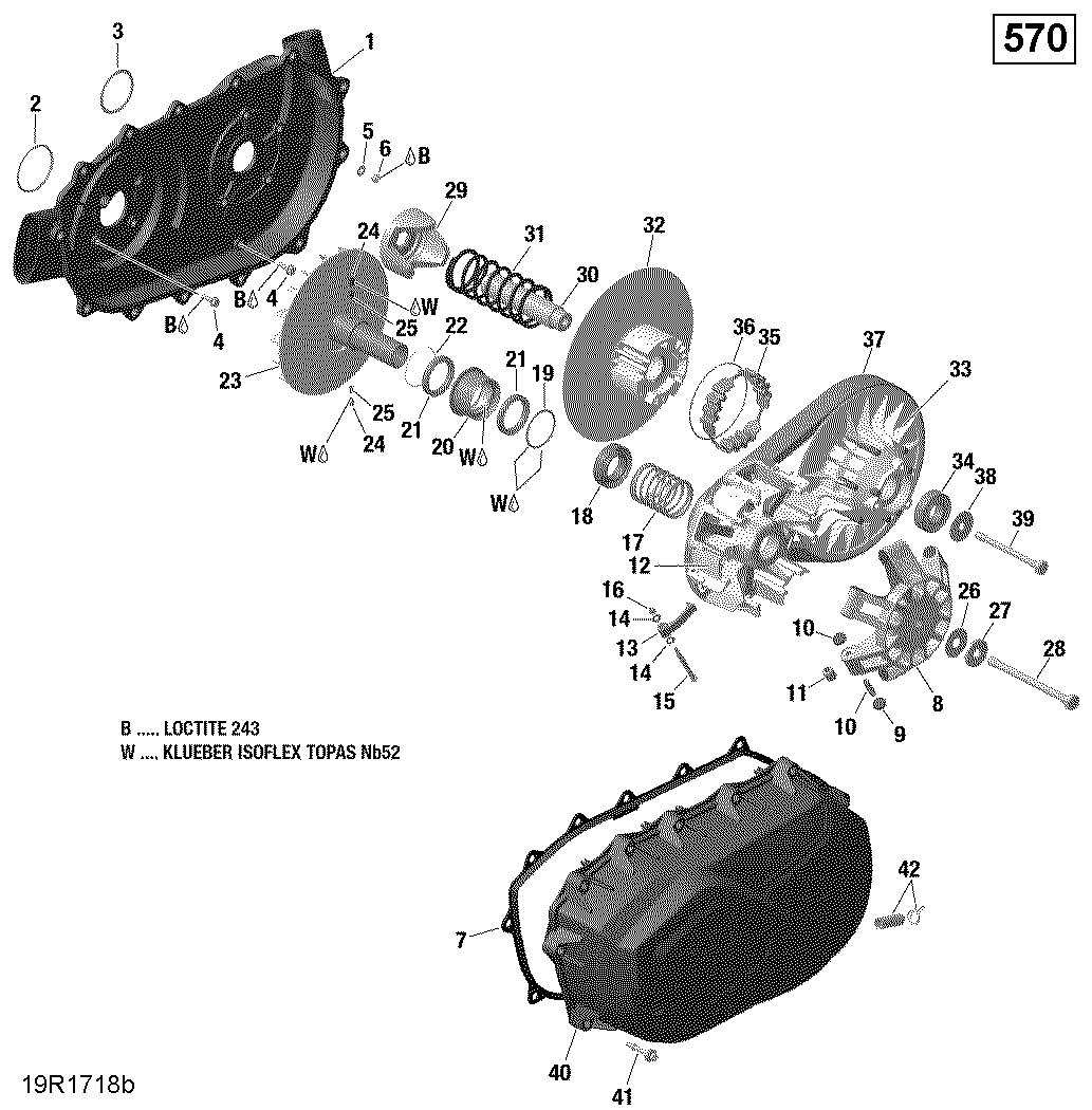 Transmission - 570 EFI (Package PRO)