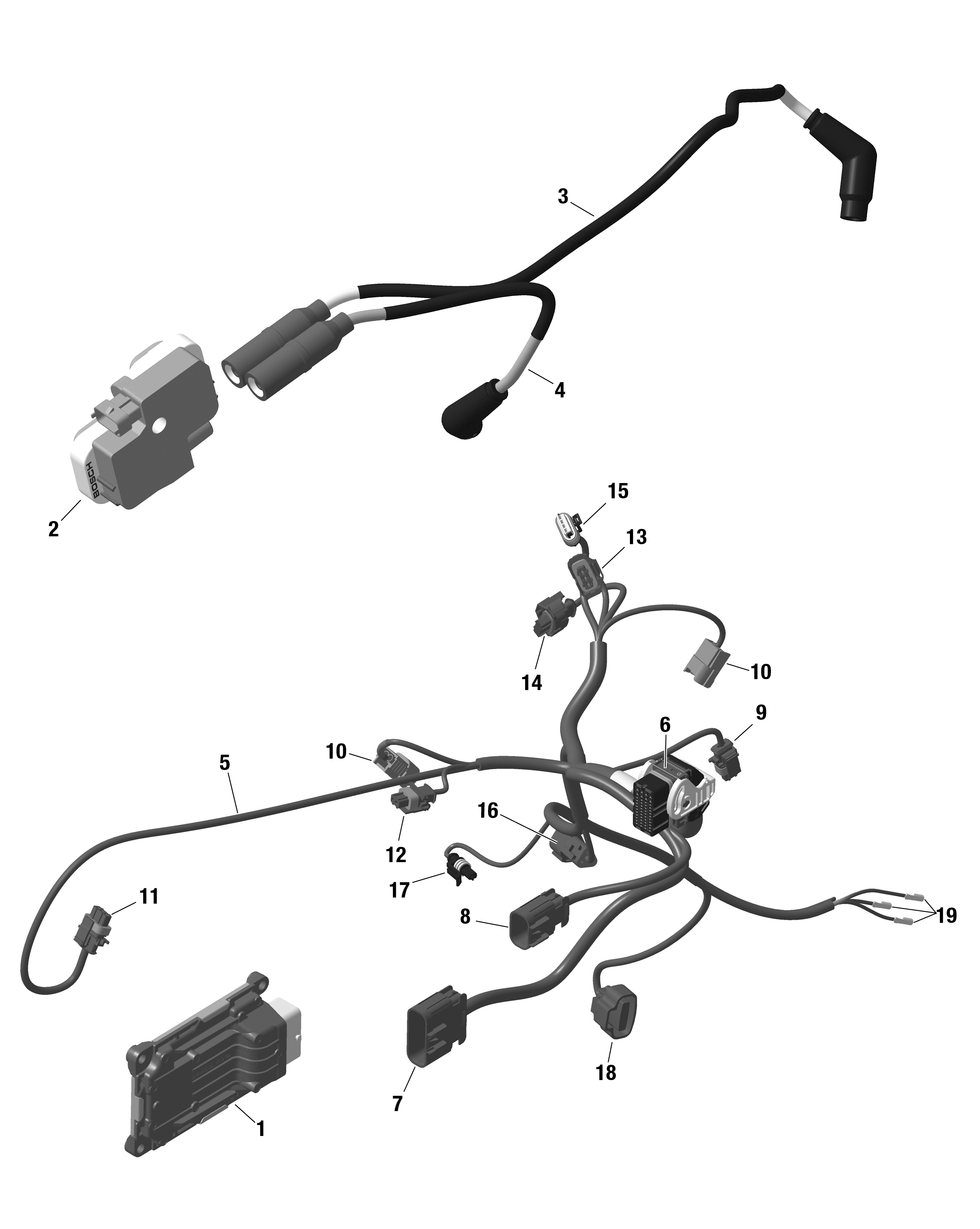 ROTAX - Engine Harness And Electronic Module