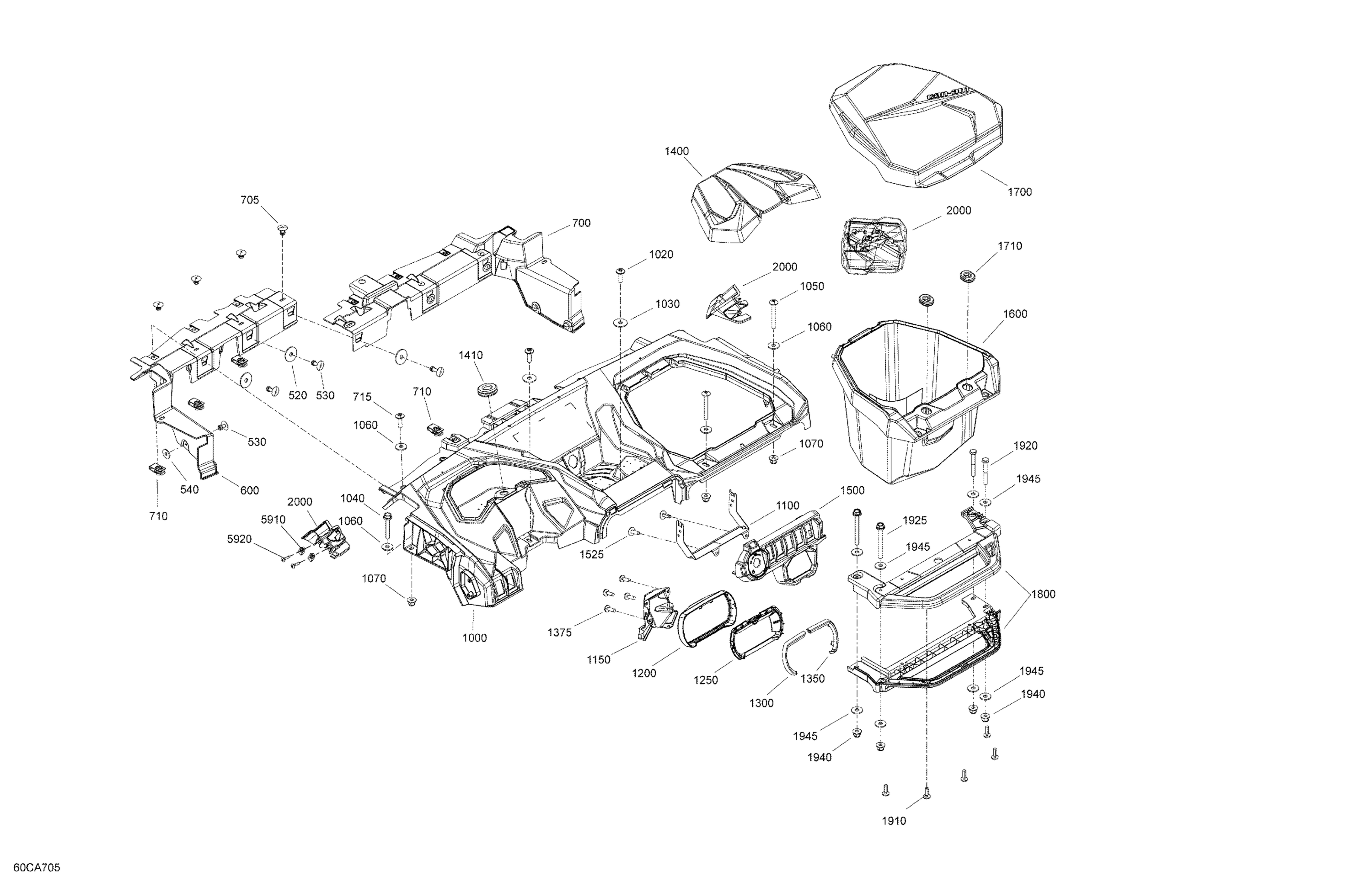 Body - Cab Interior - Dashboard -  DPS