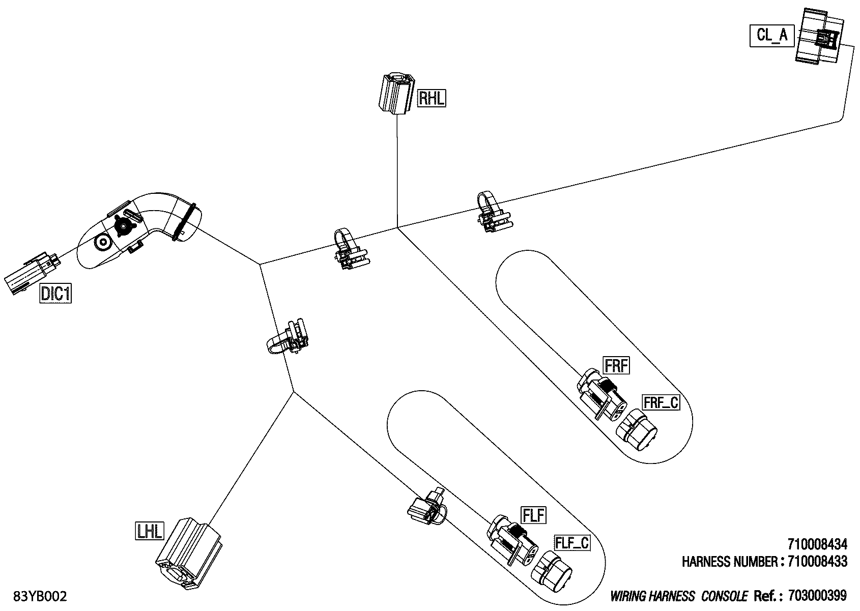 Electric - Console Wiring Harness