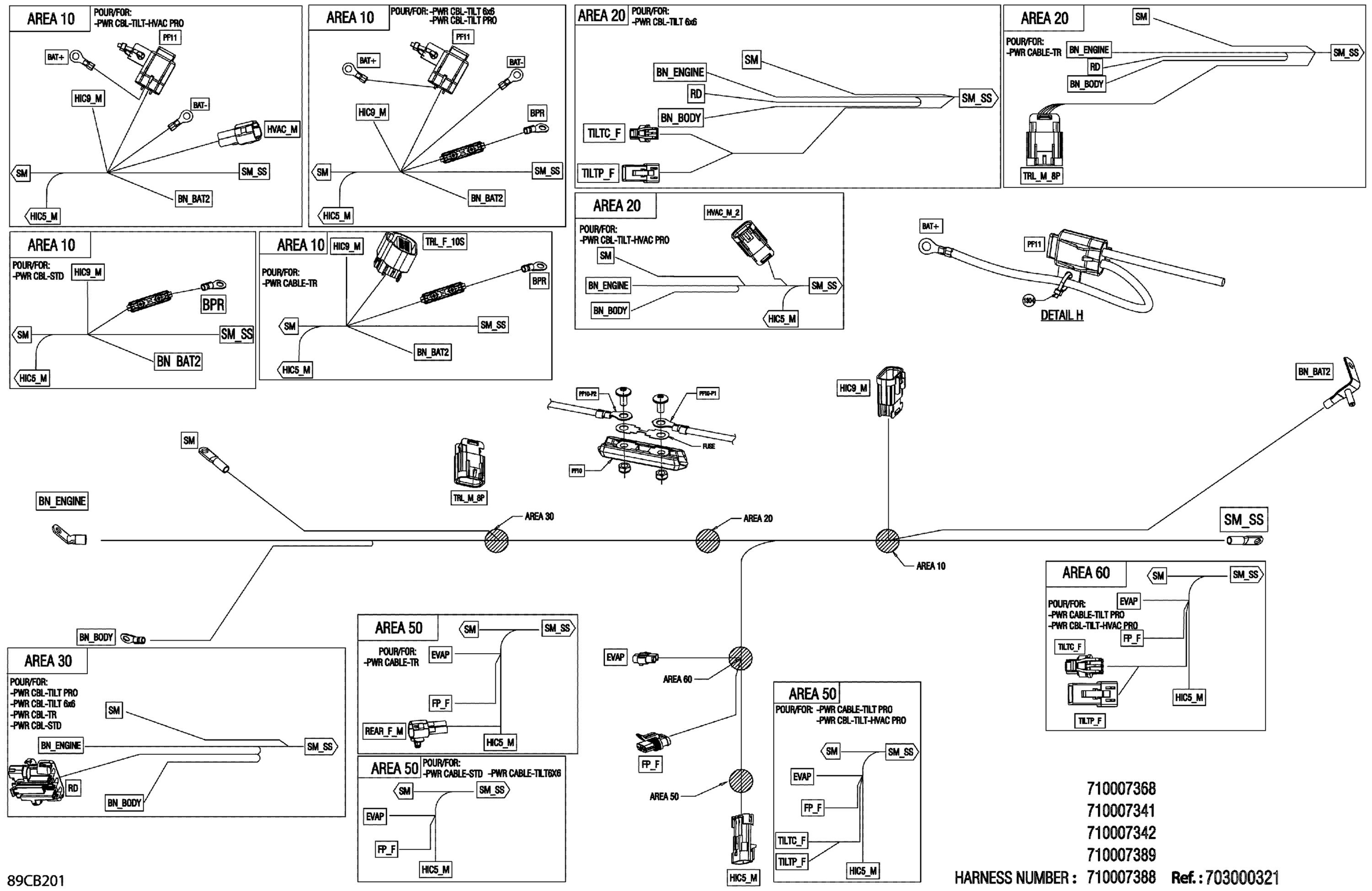 Electric - Voltage Regulator Wiring Harness