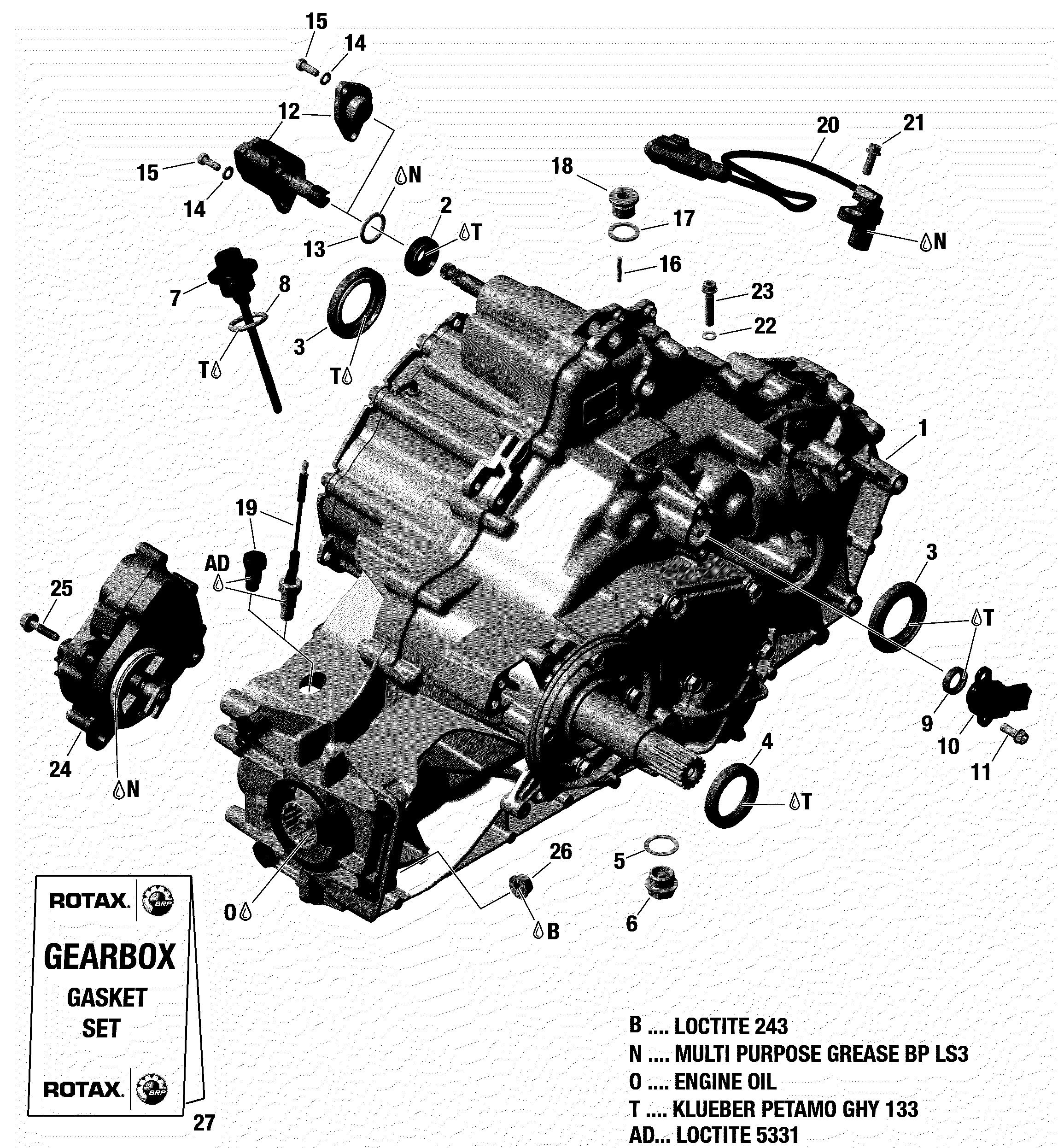 Gear Box And Components   - 46753