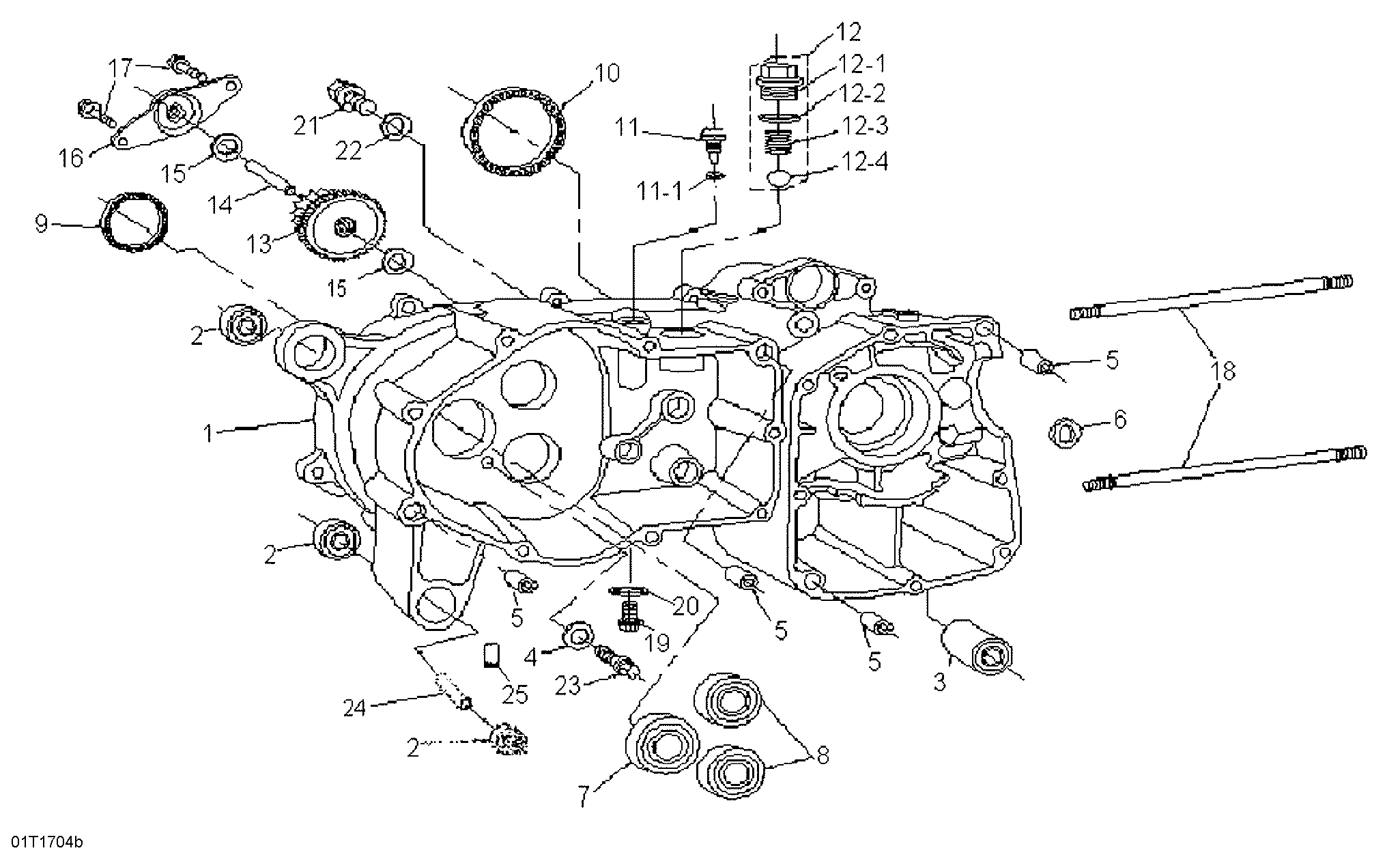 Crankcase, Left