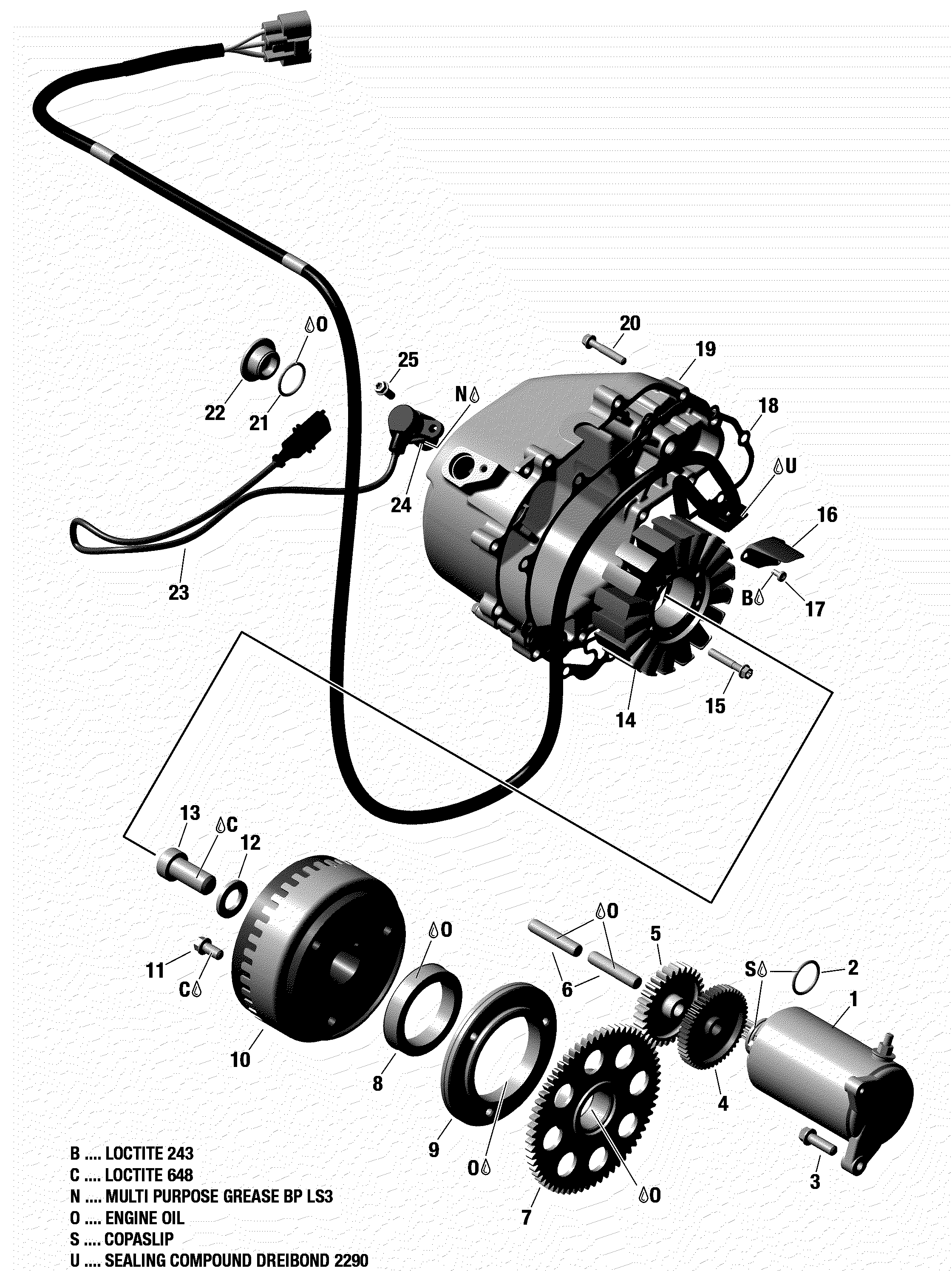 Magneto And Electric Starter