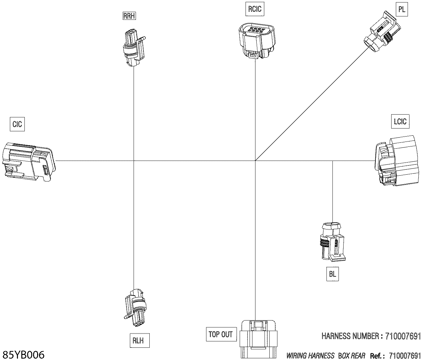 Electric - Rear Box Wiring Harness