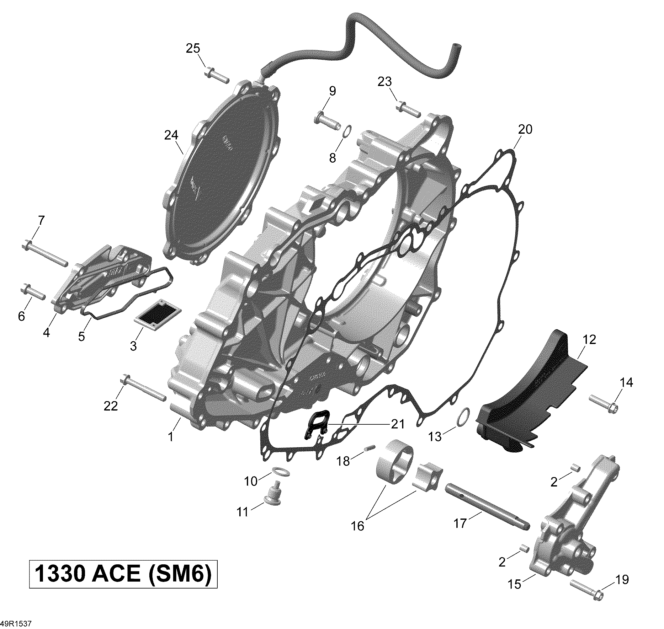 Схема узла: Clutch Cover _49R1537