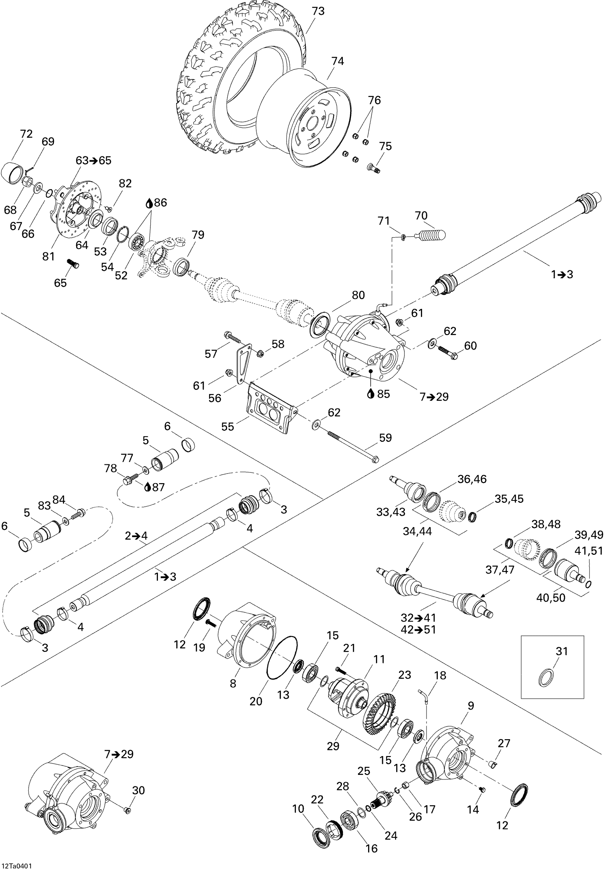 Drive System, Front