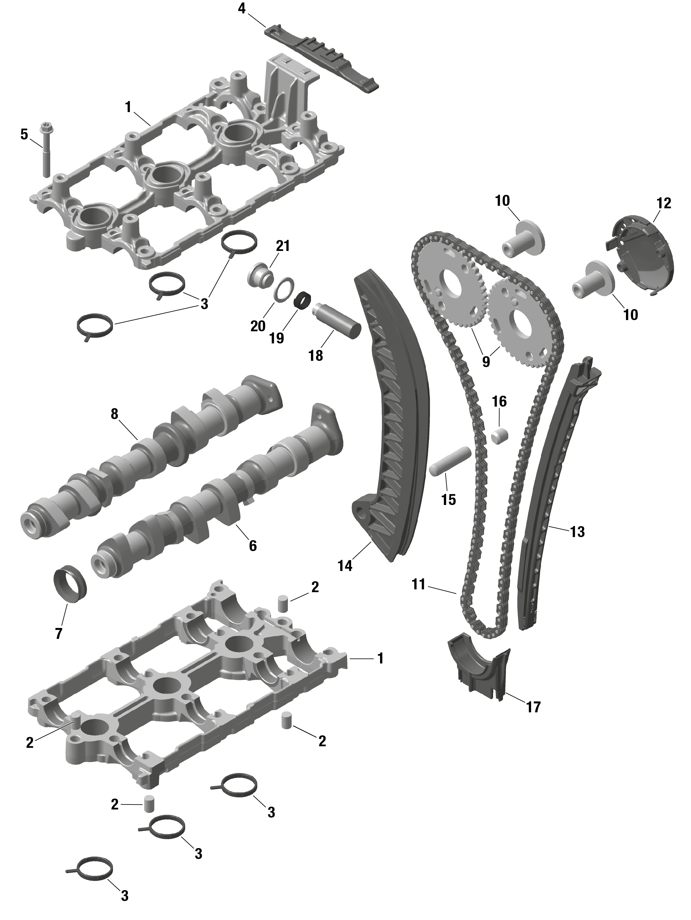 Схема узла: ROTAX - Valve Train