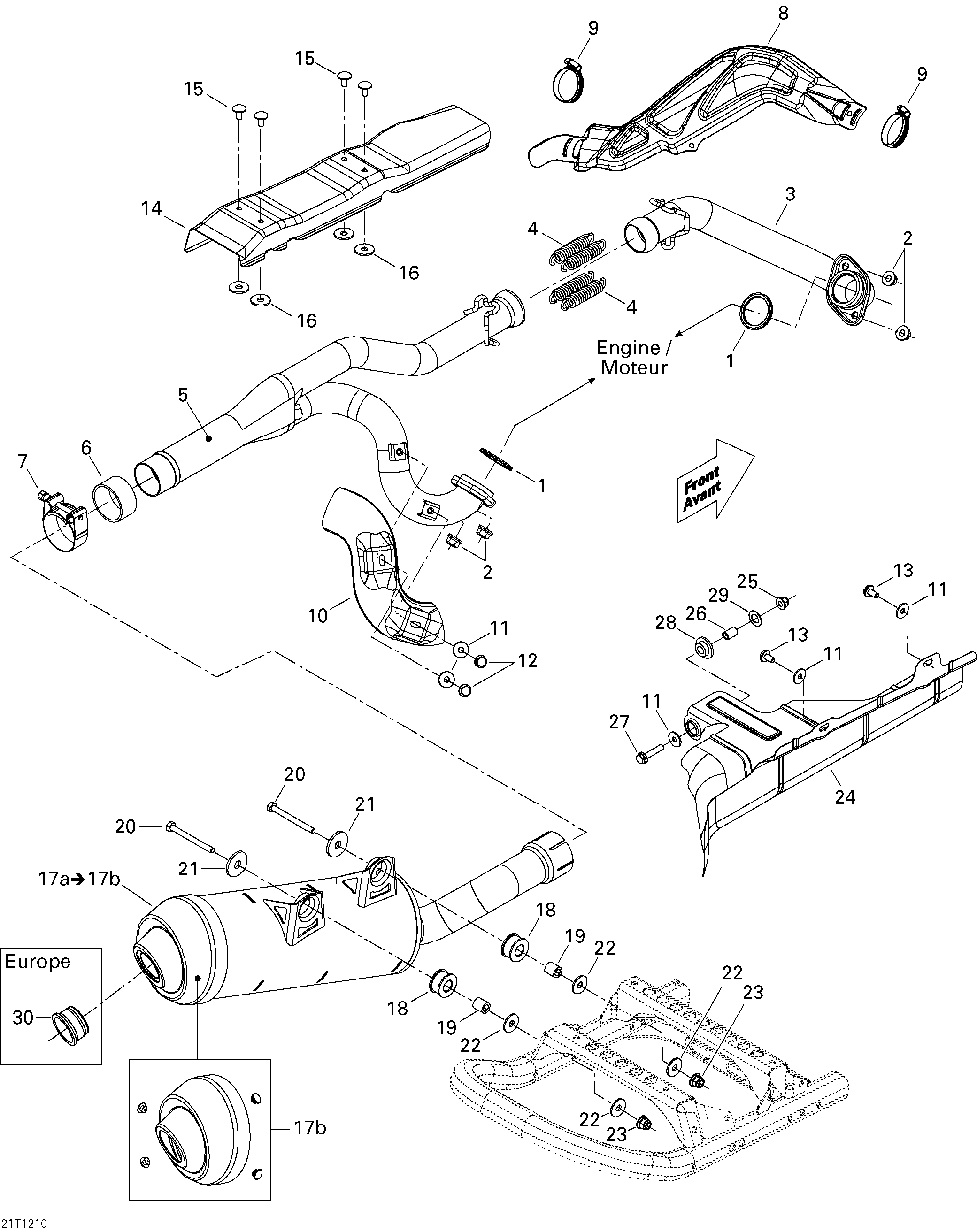 Схема узла: Exhaust System