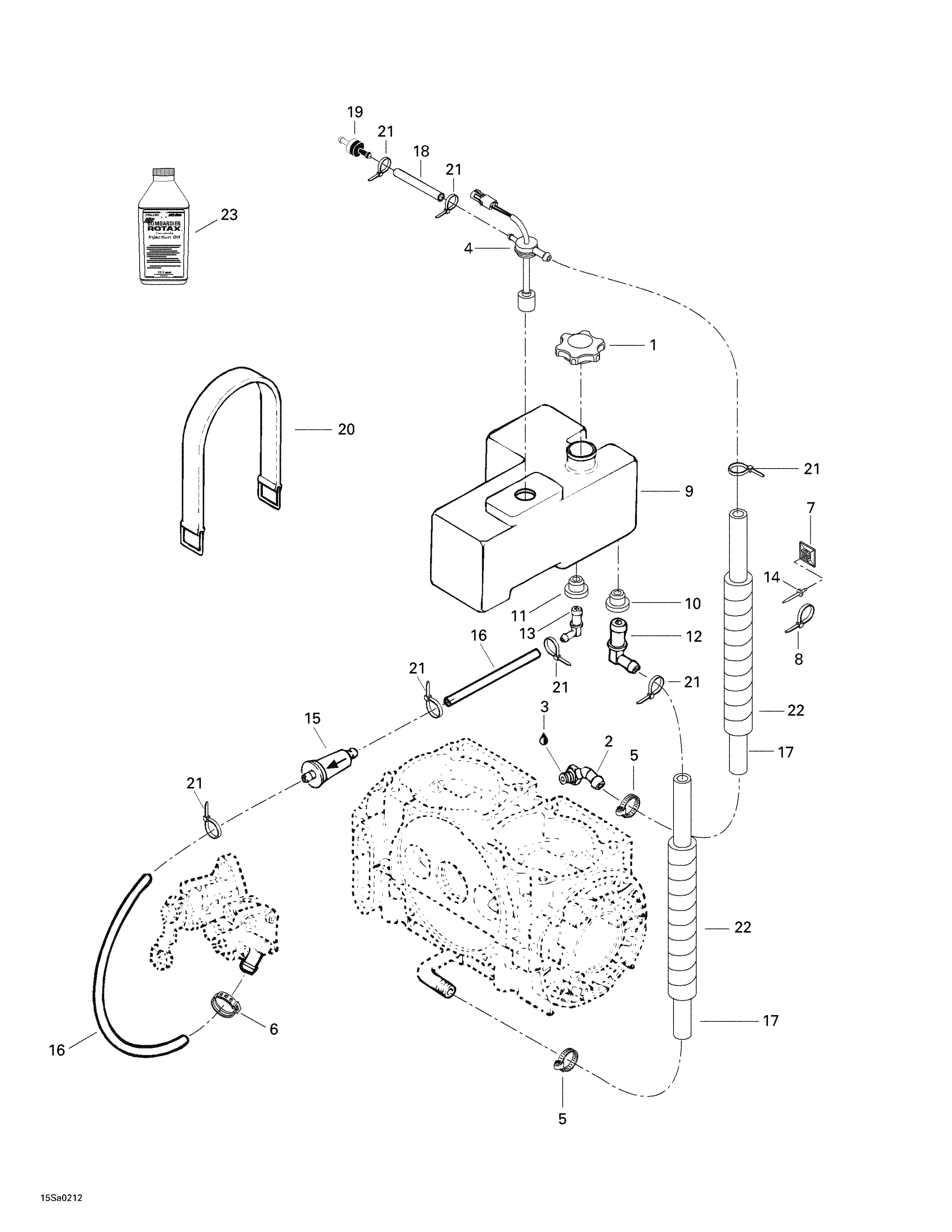 Схема узла: Oil Injection System