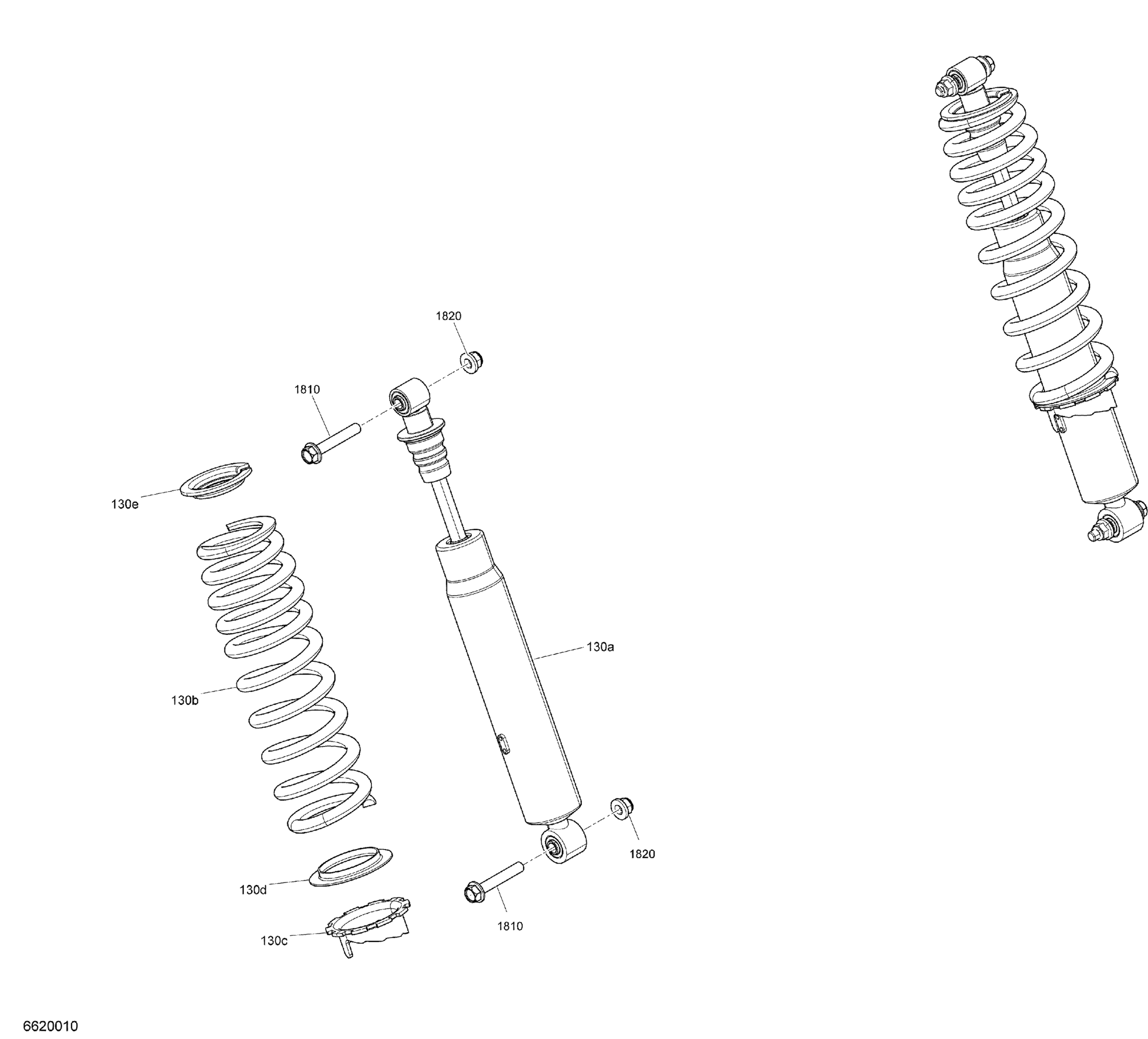 Схема узла: Rear Shock - STD