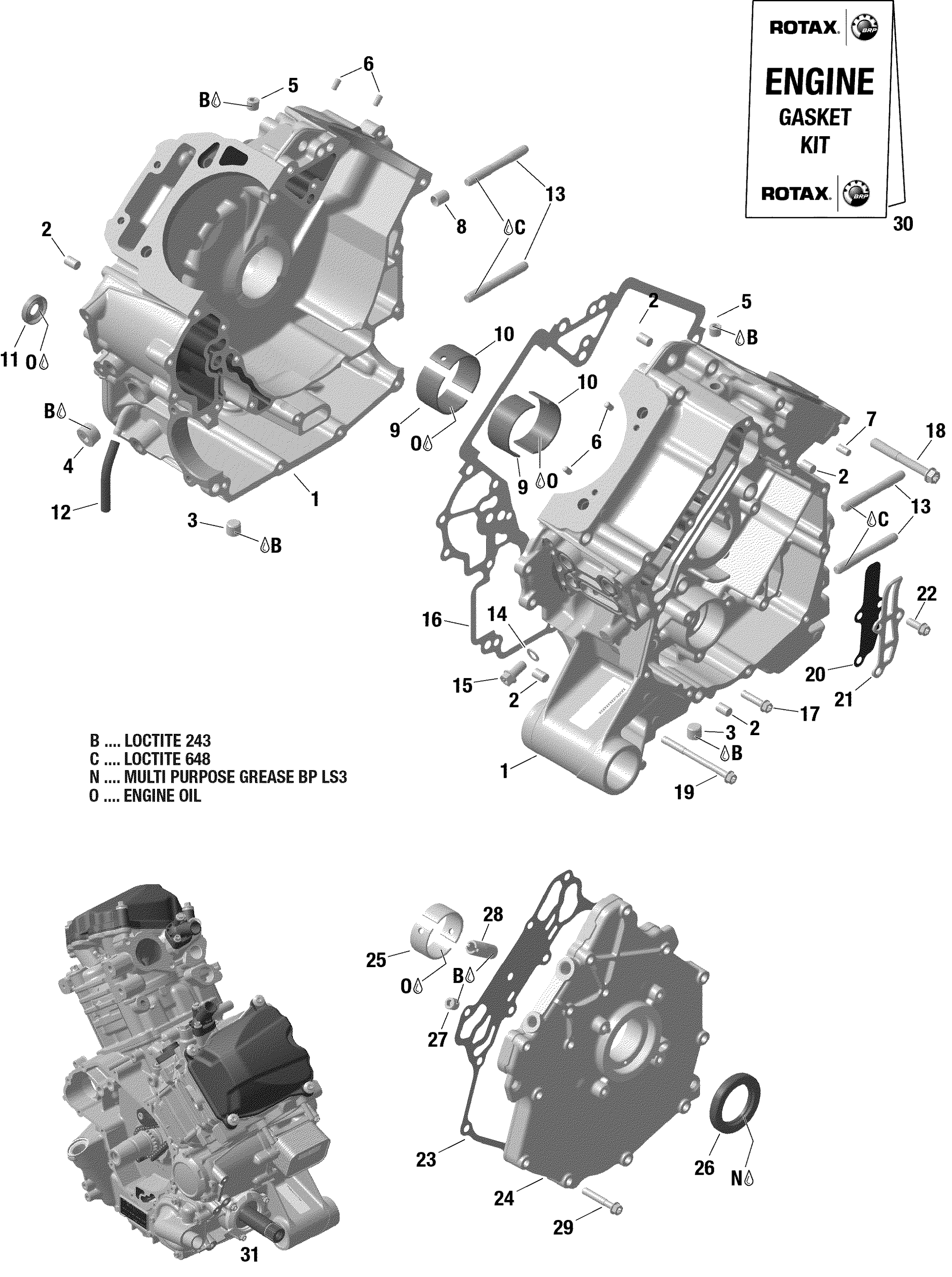 Crankcase - 315 - 339