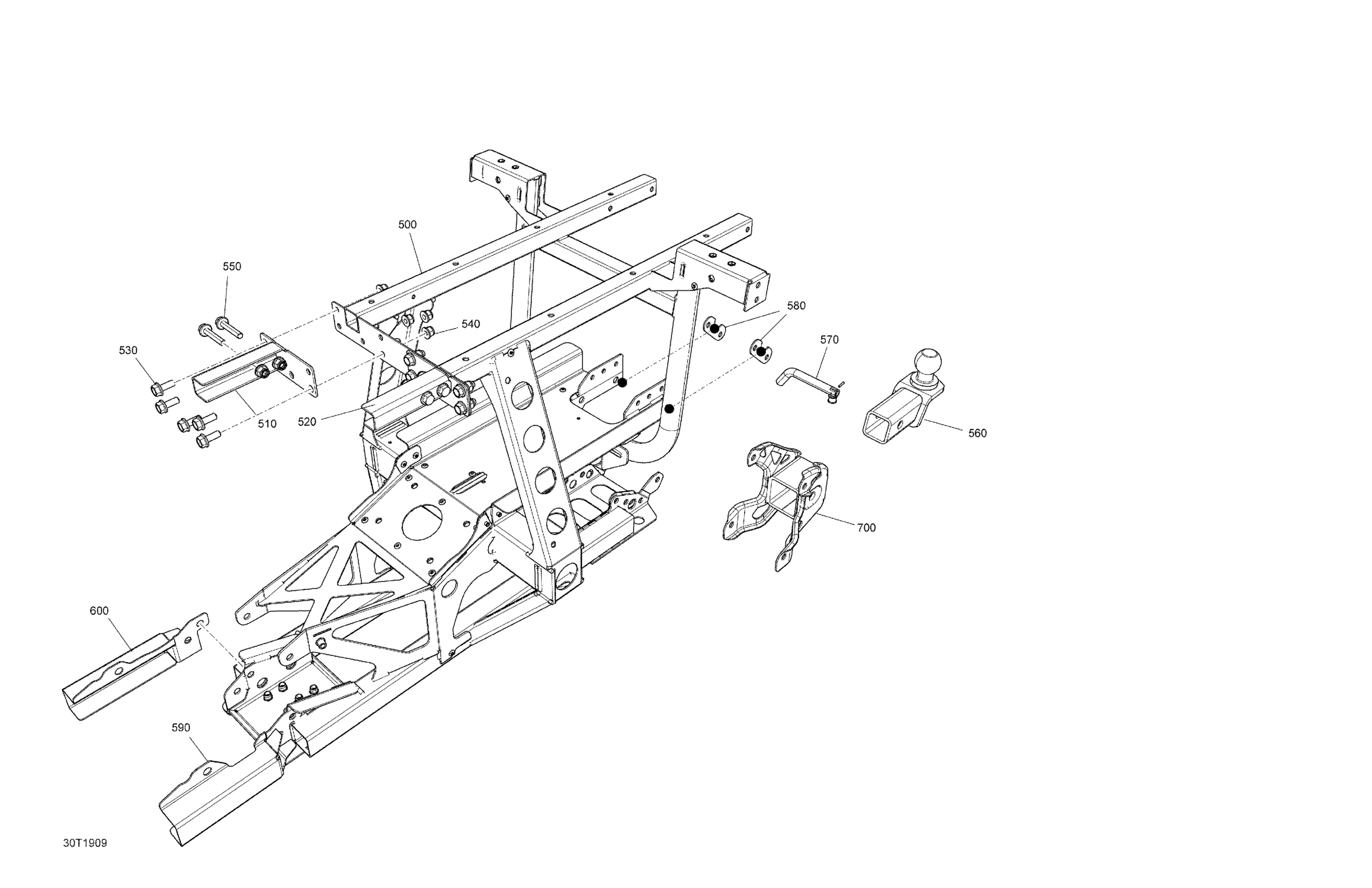 Схема узла: Frame - Rear Parts 1