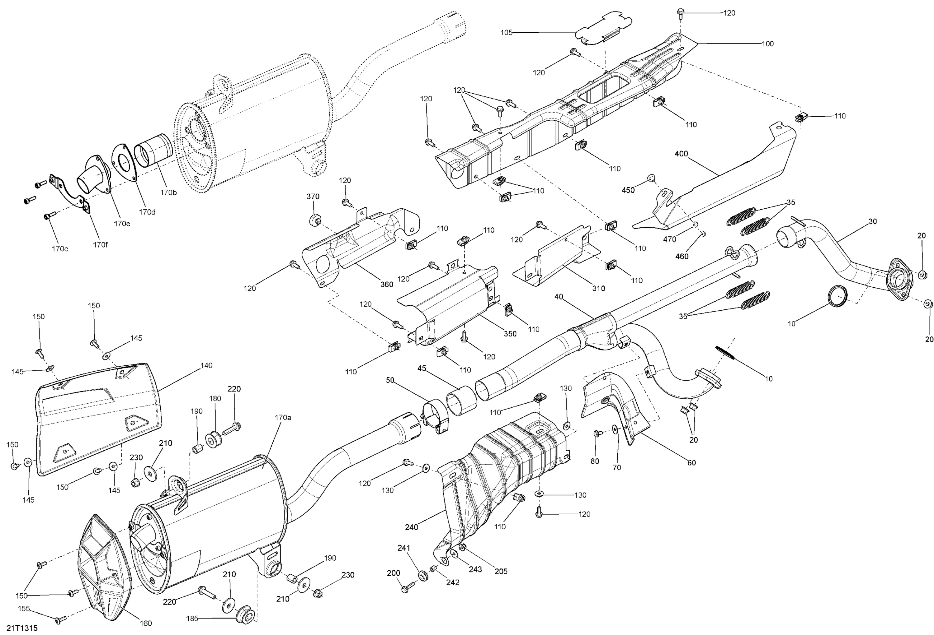 Схема узла: Exhaust System