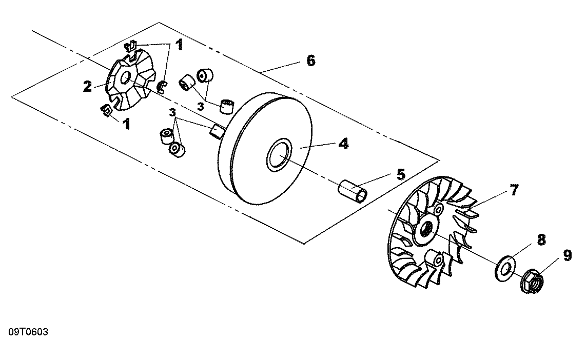 Схема узла: Drive Pulley