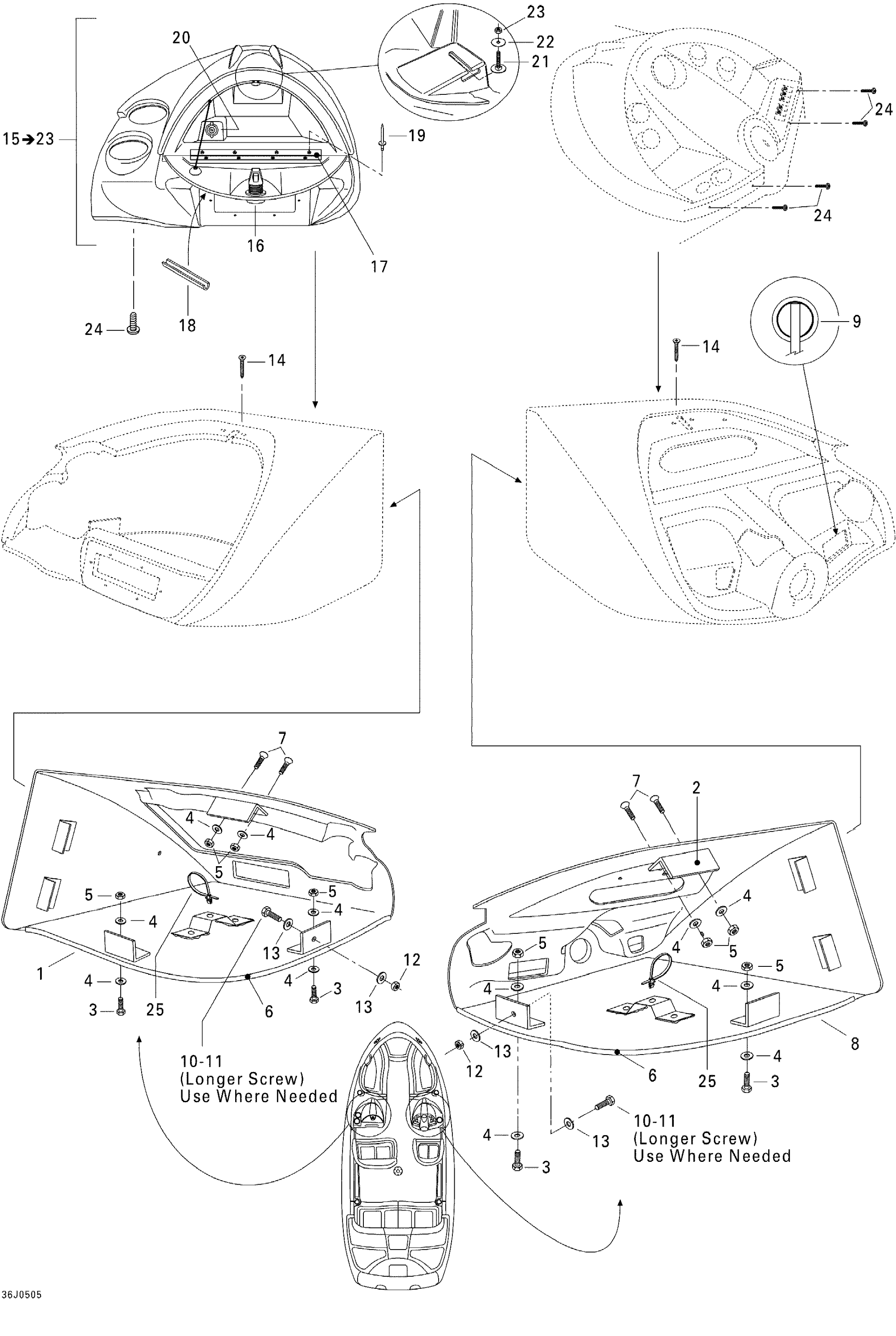 Front Console And Glove Box