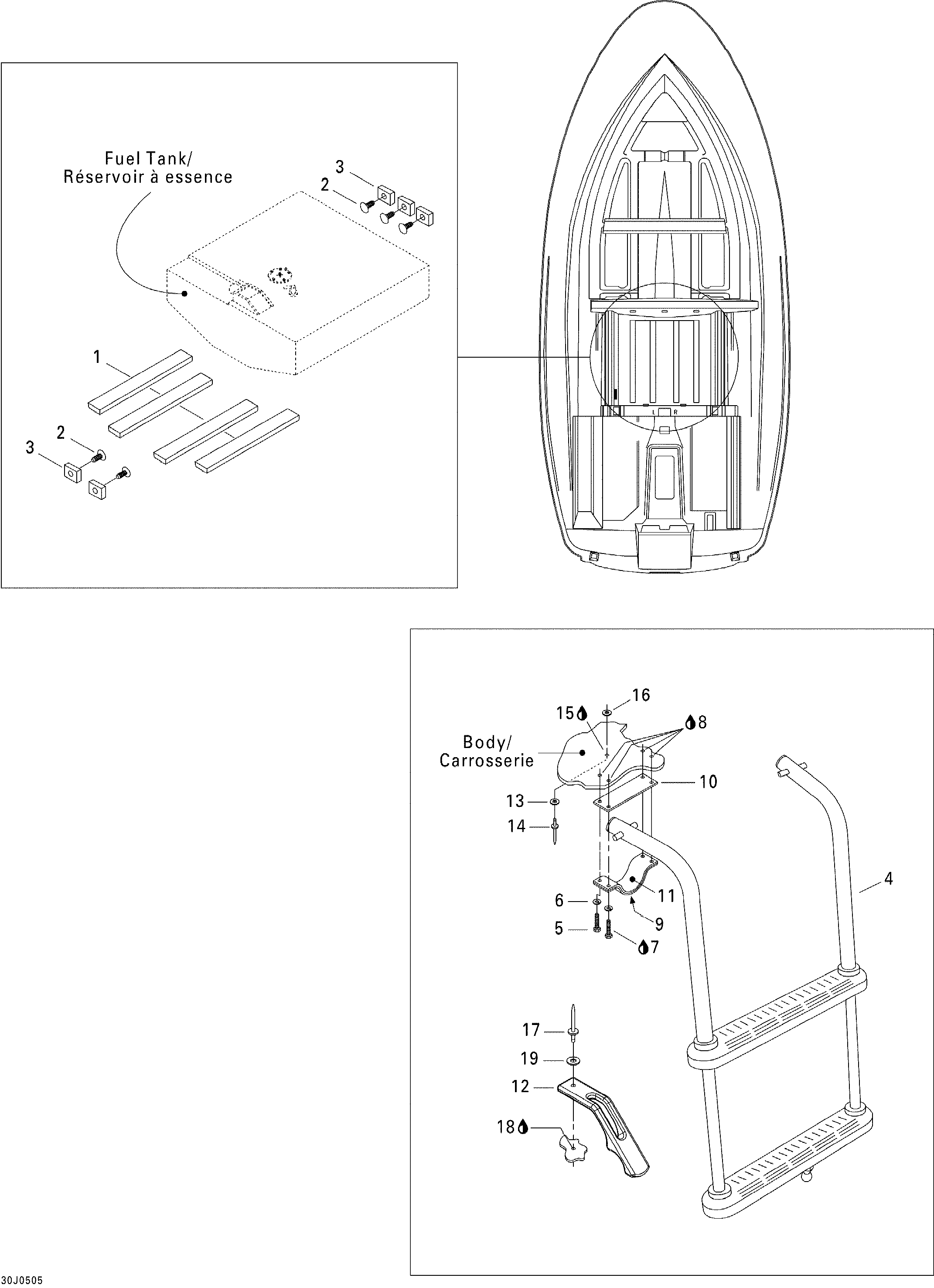 Lower Hull And Ladder