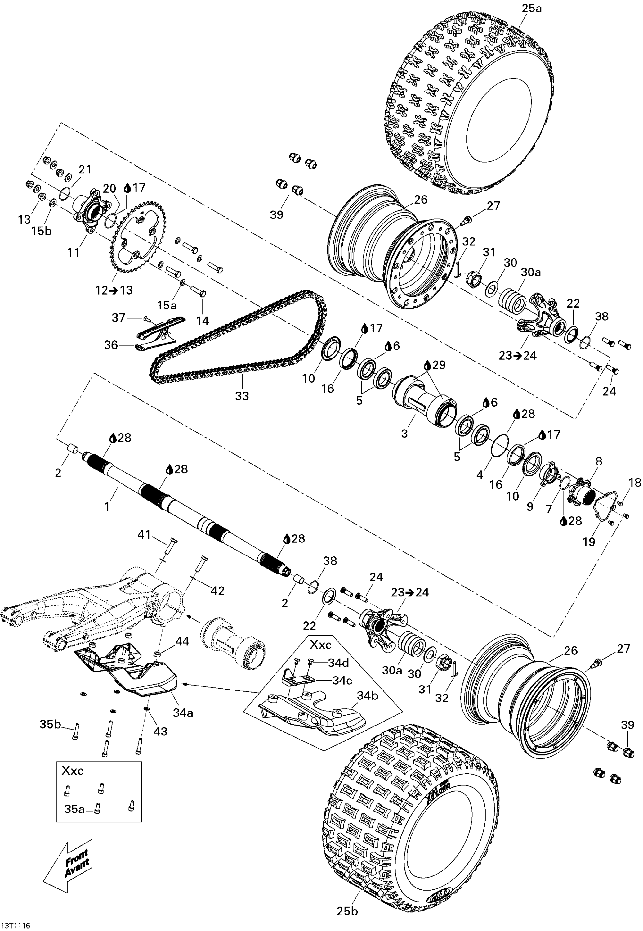 Drive System, Rear