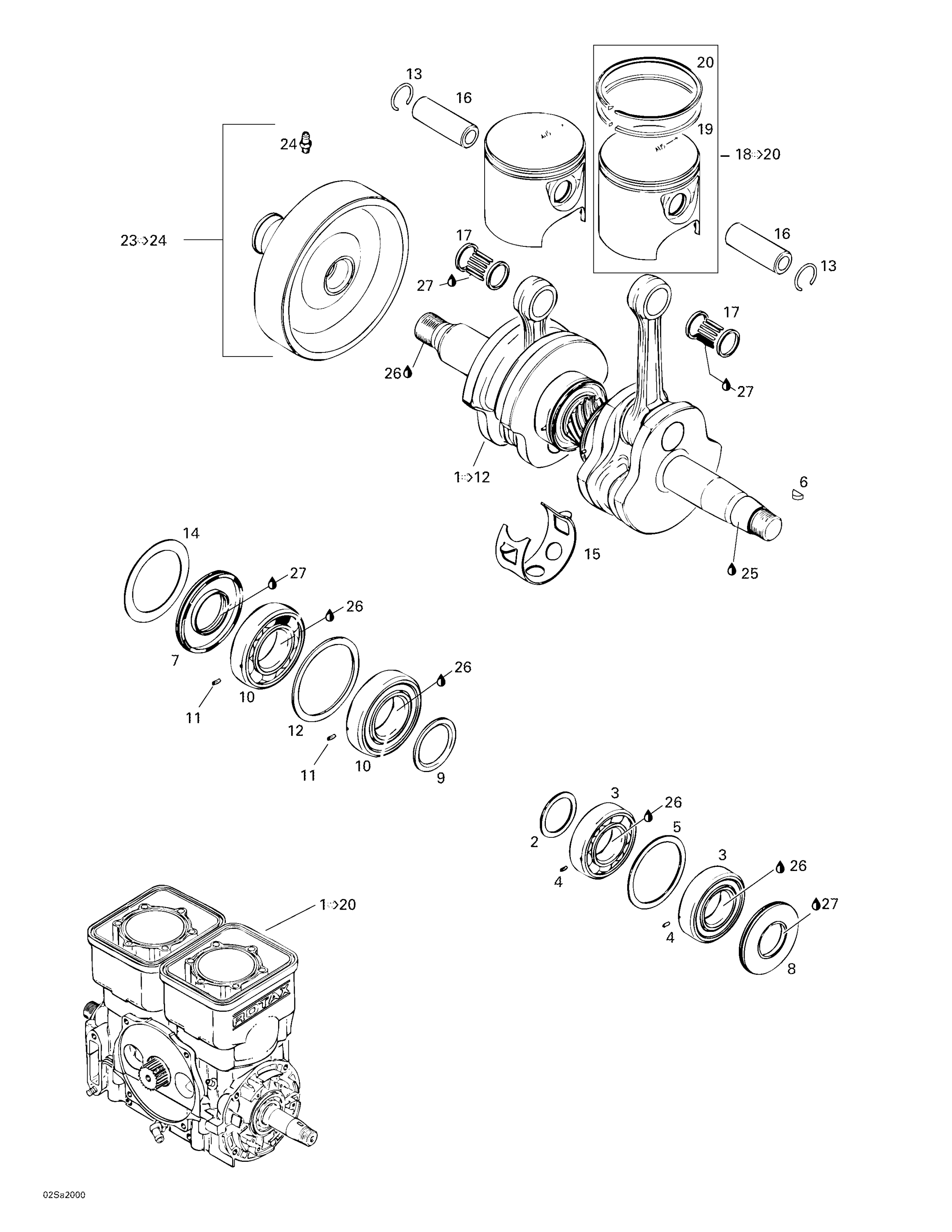 Crankshaft And Pistons