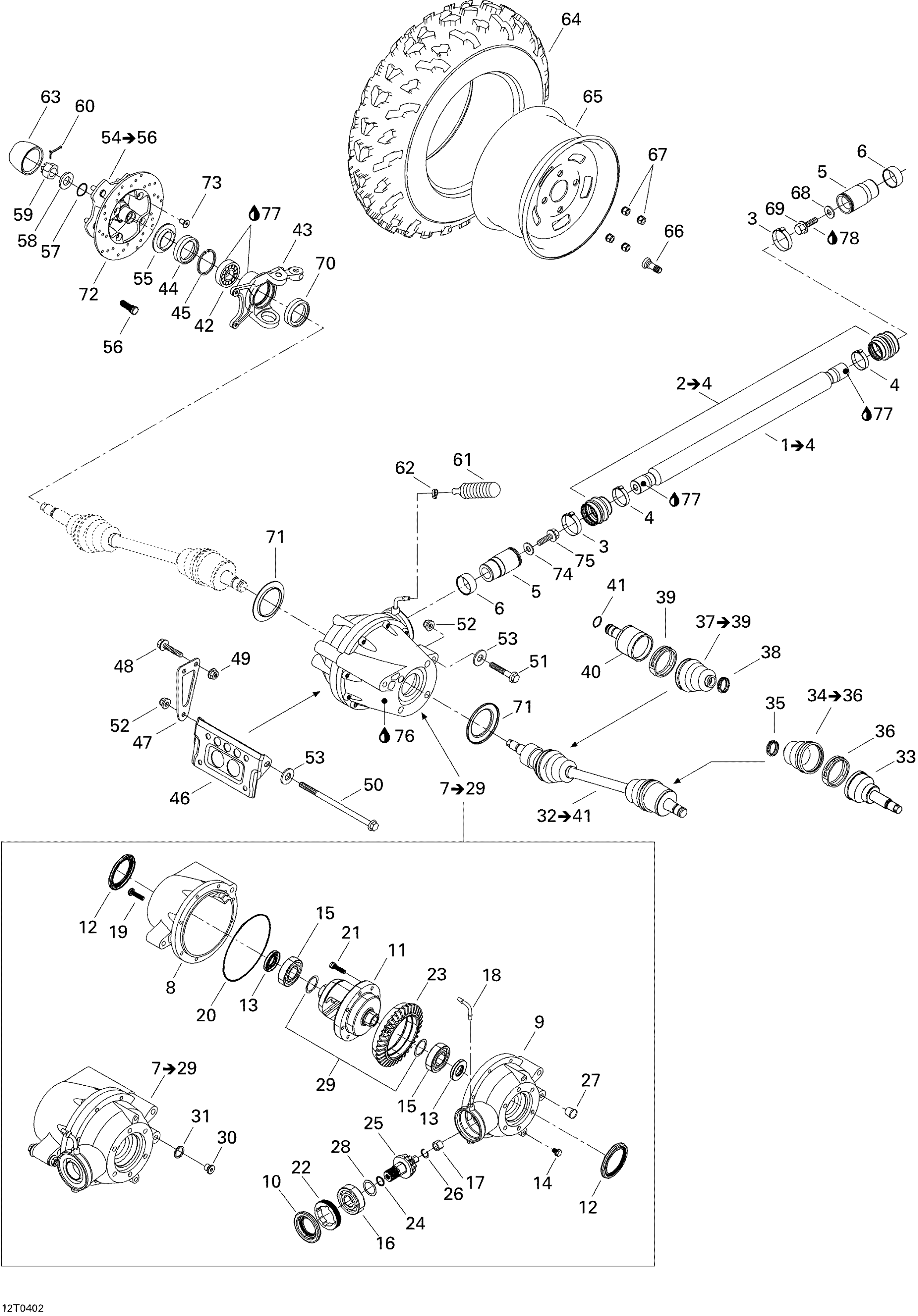 Drive System, Front