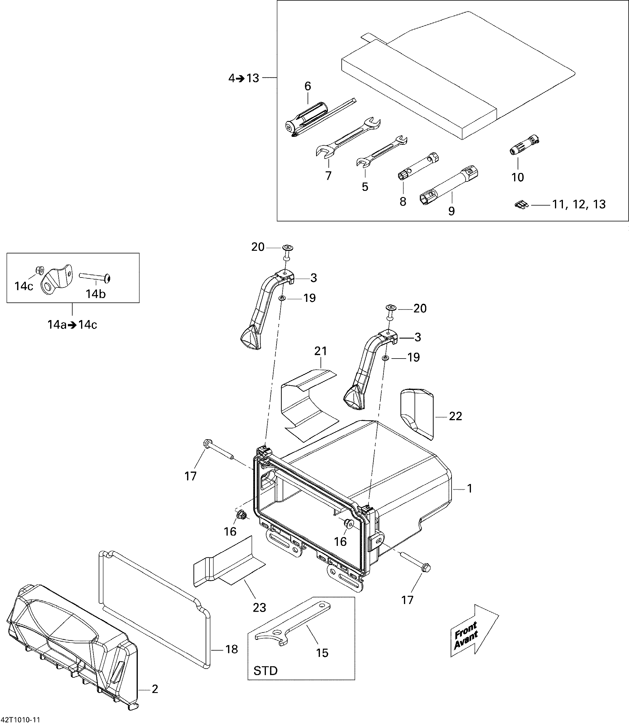 Схема узла: Rear Cargo Box