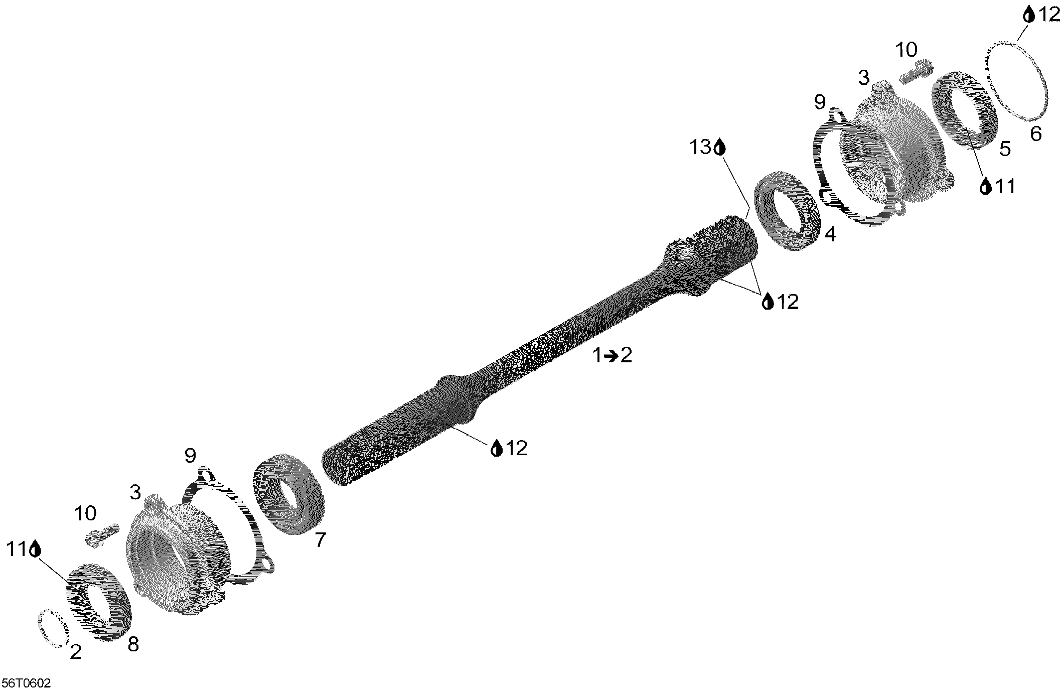 Drive Shaft (Up to engine number M6377191)