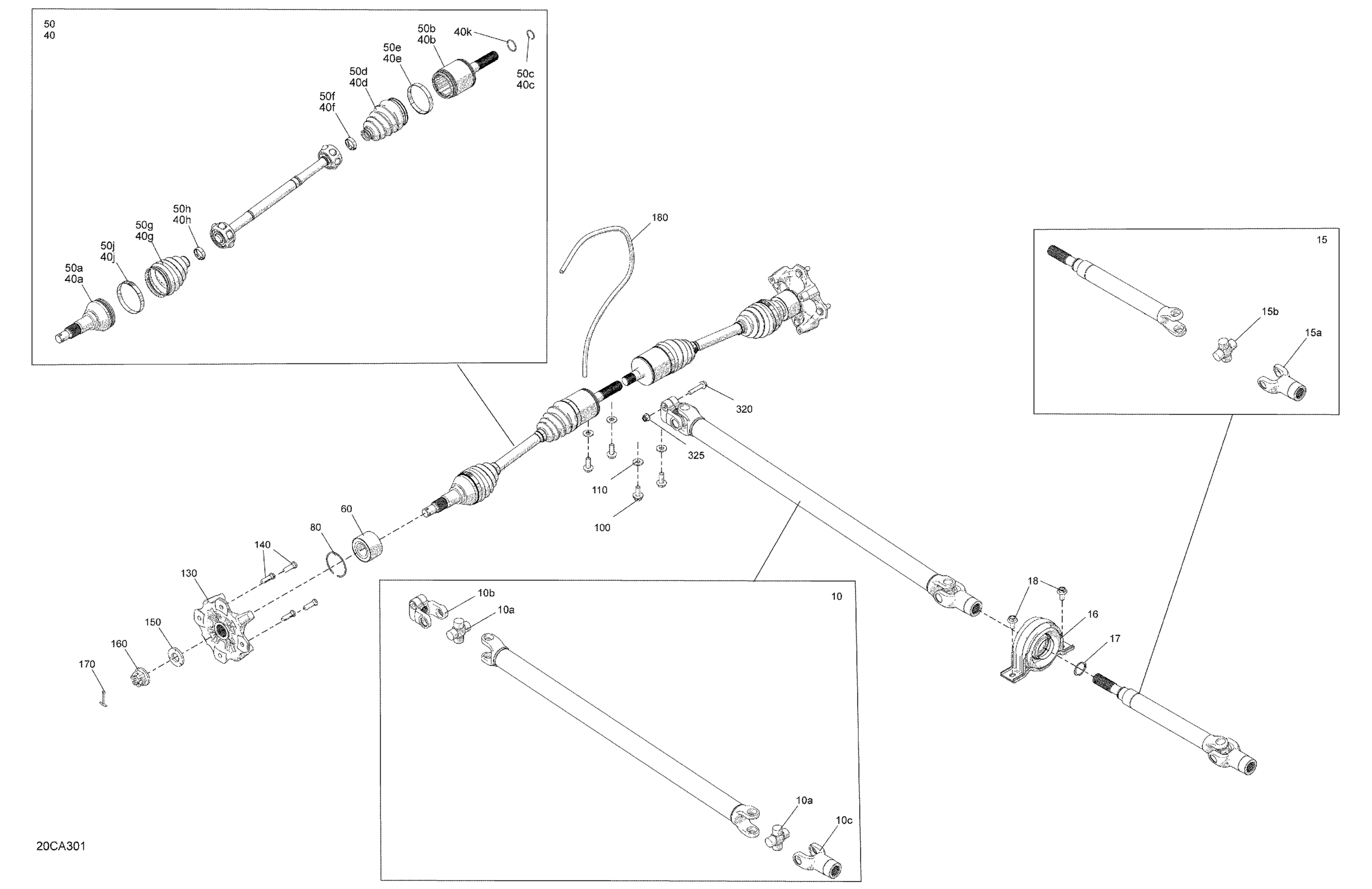 Drive - Front Section - Common Parts