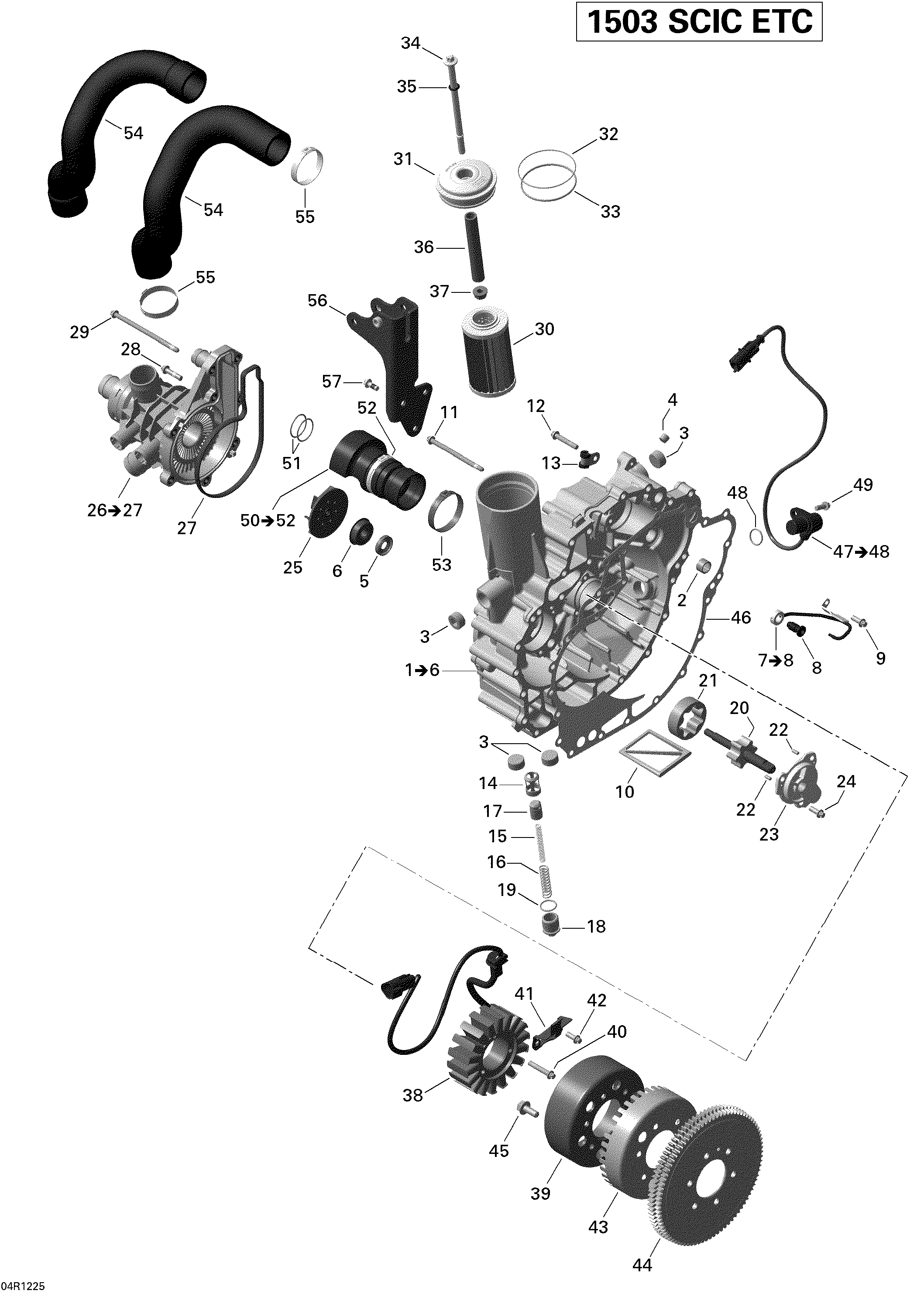 PTO Cover And Magneto 2_Sea-Doo Boats