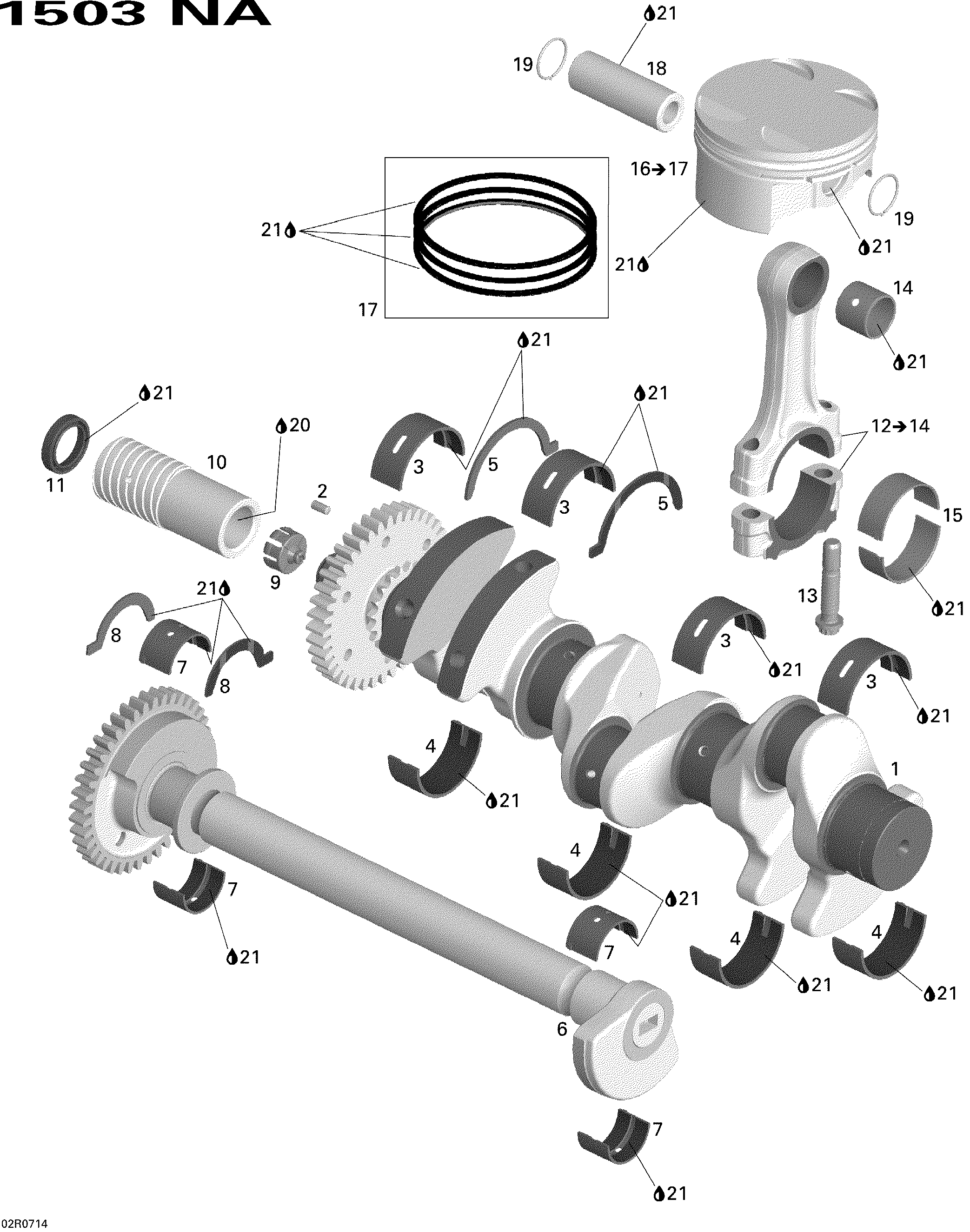 Crankshaft And Pistons