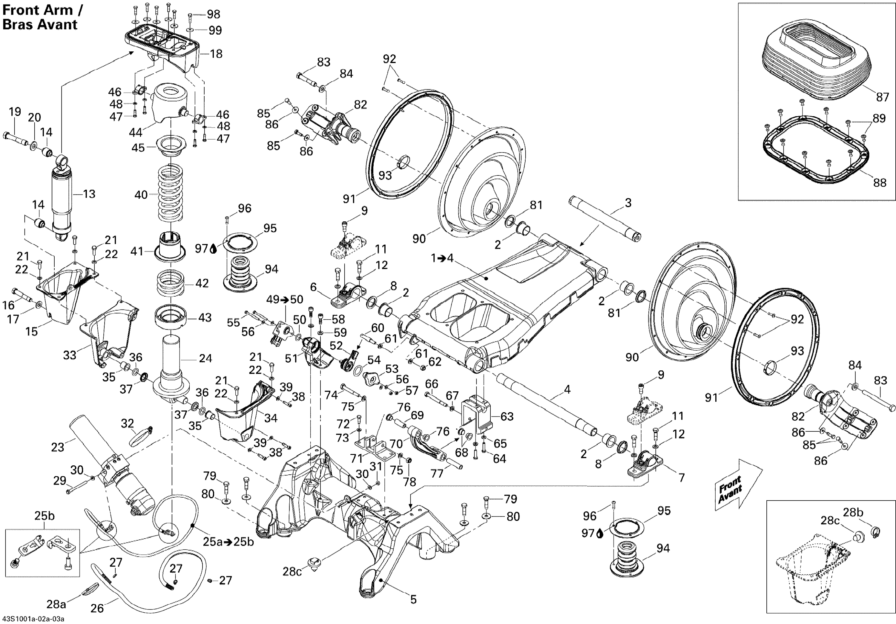 Suspension , Front Arm