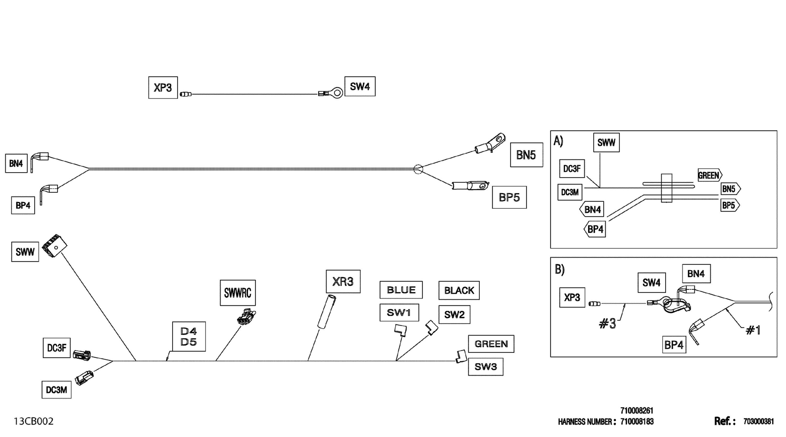 Electric - Winch Wiring Harness