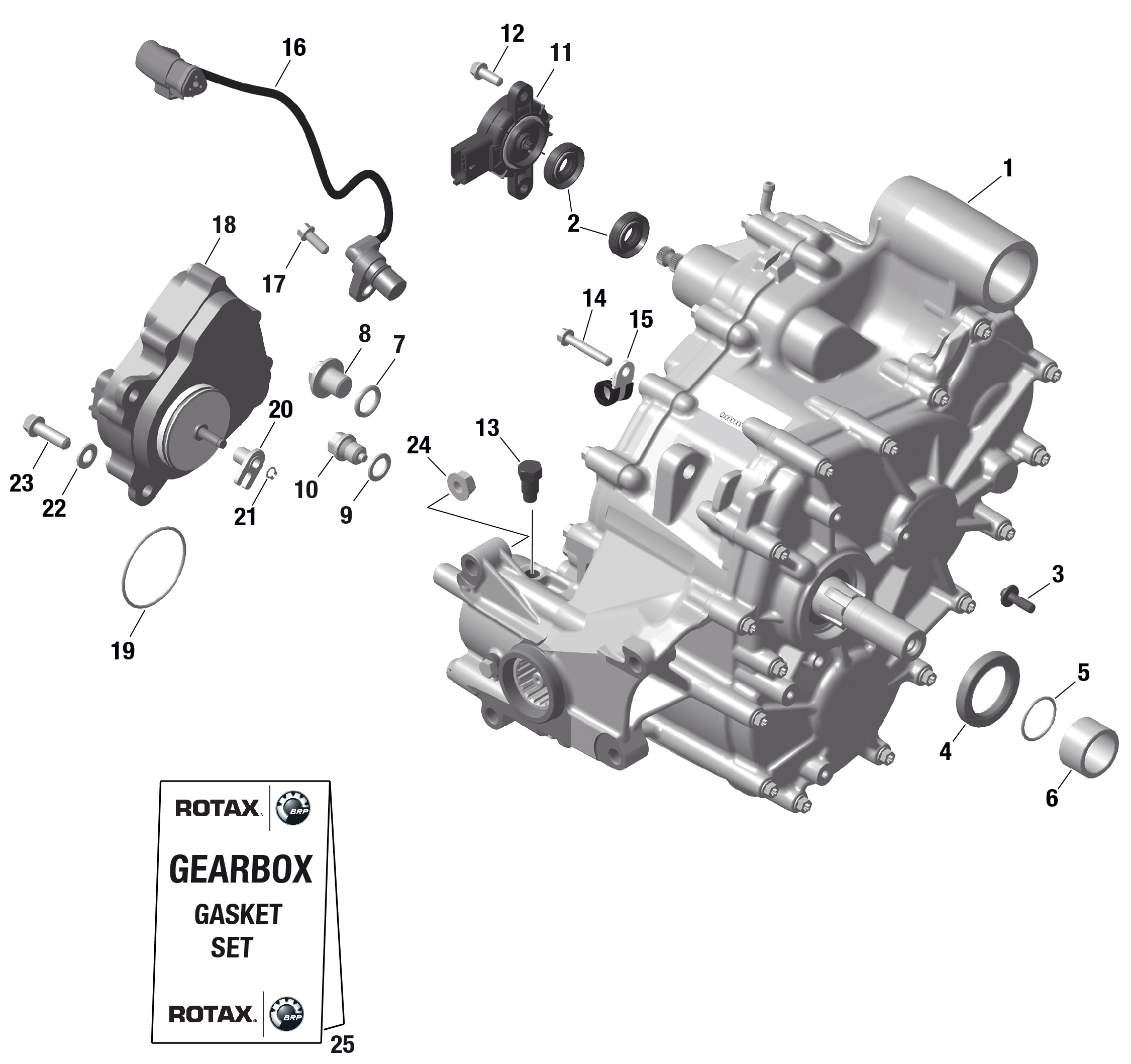 ROTAX - Gearbox Assy and Drive Shaft