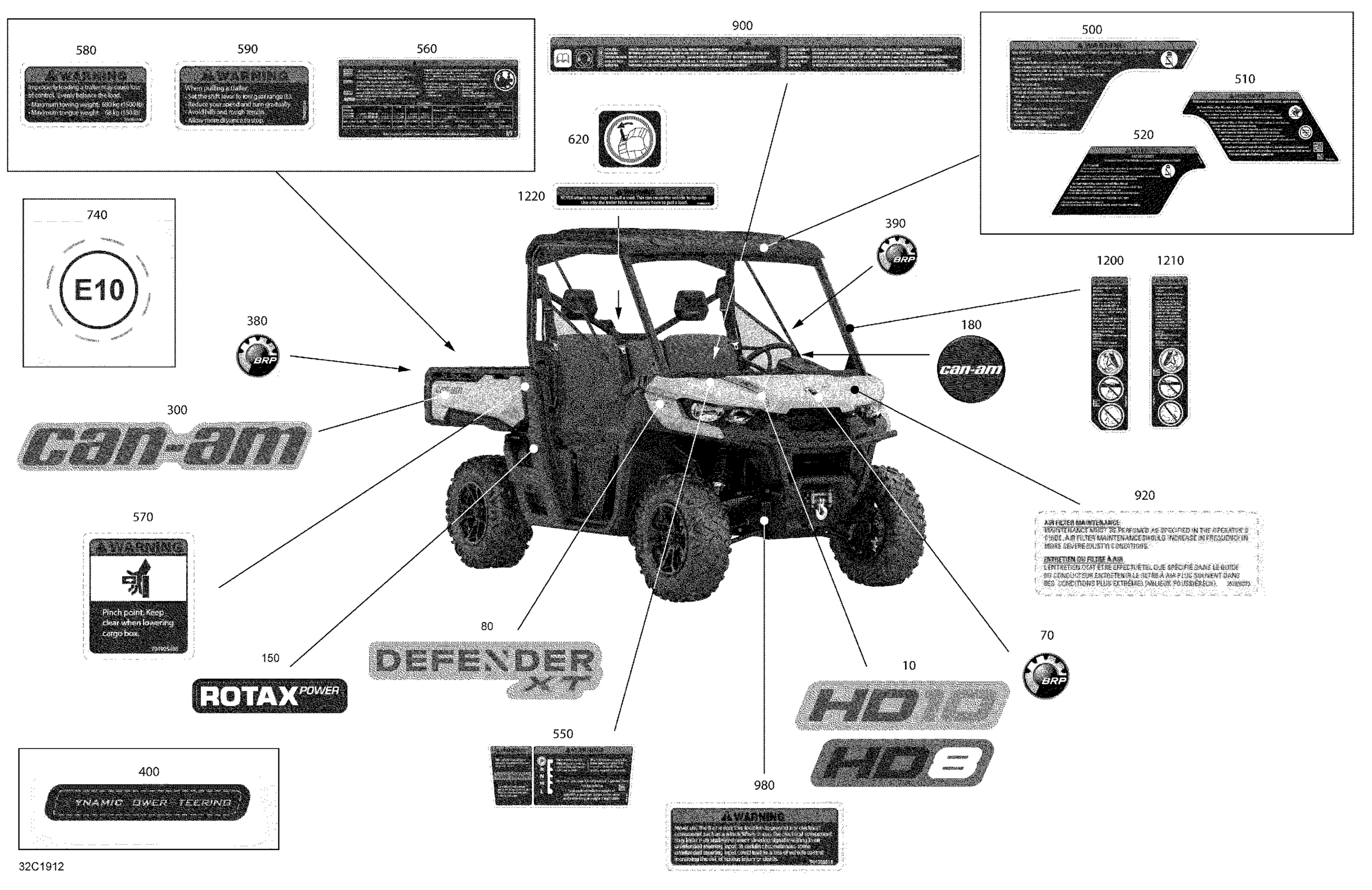 Decals - HD10 - XT