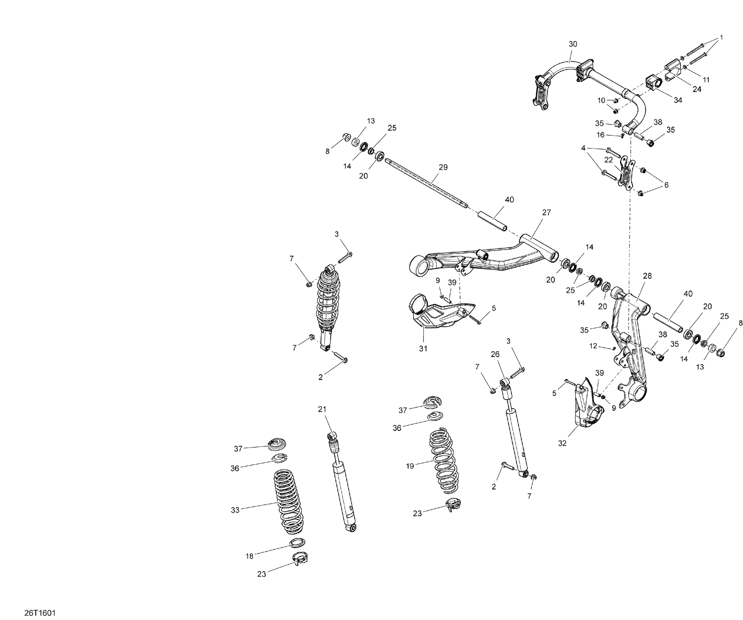 Схема узла: Rear Suspension - All Models