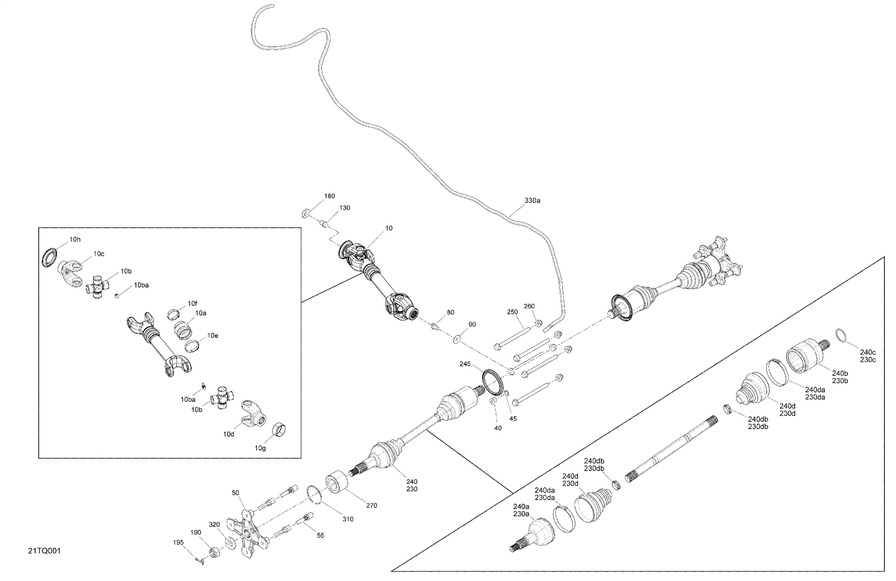 Drive - Rear - Common Parts - NO MAX