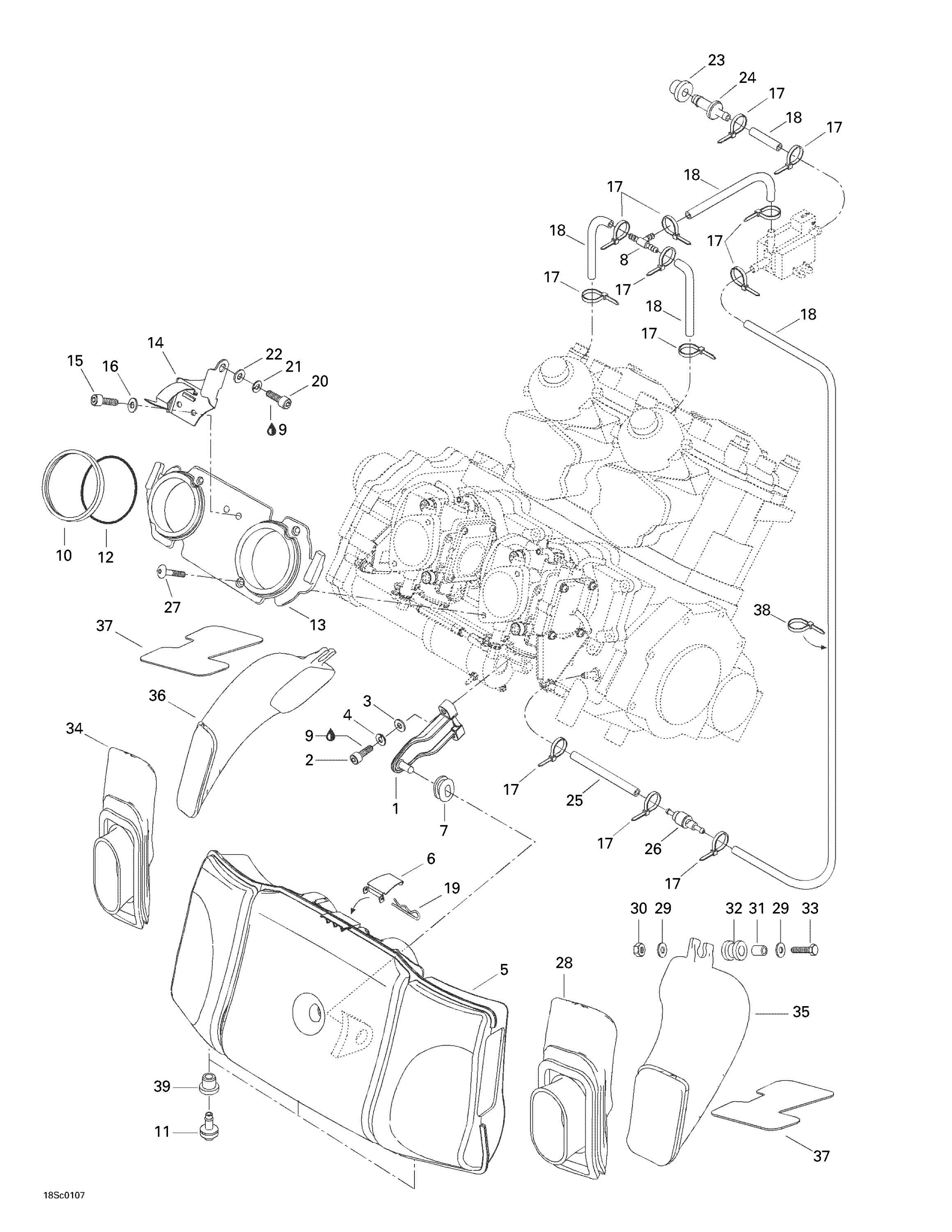 Схема узла: Air Intake System