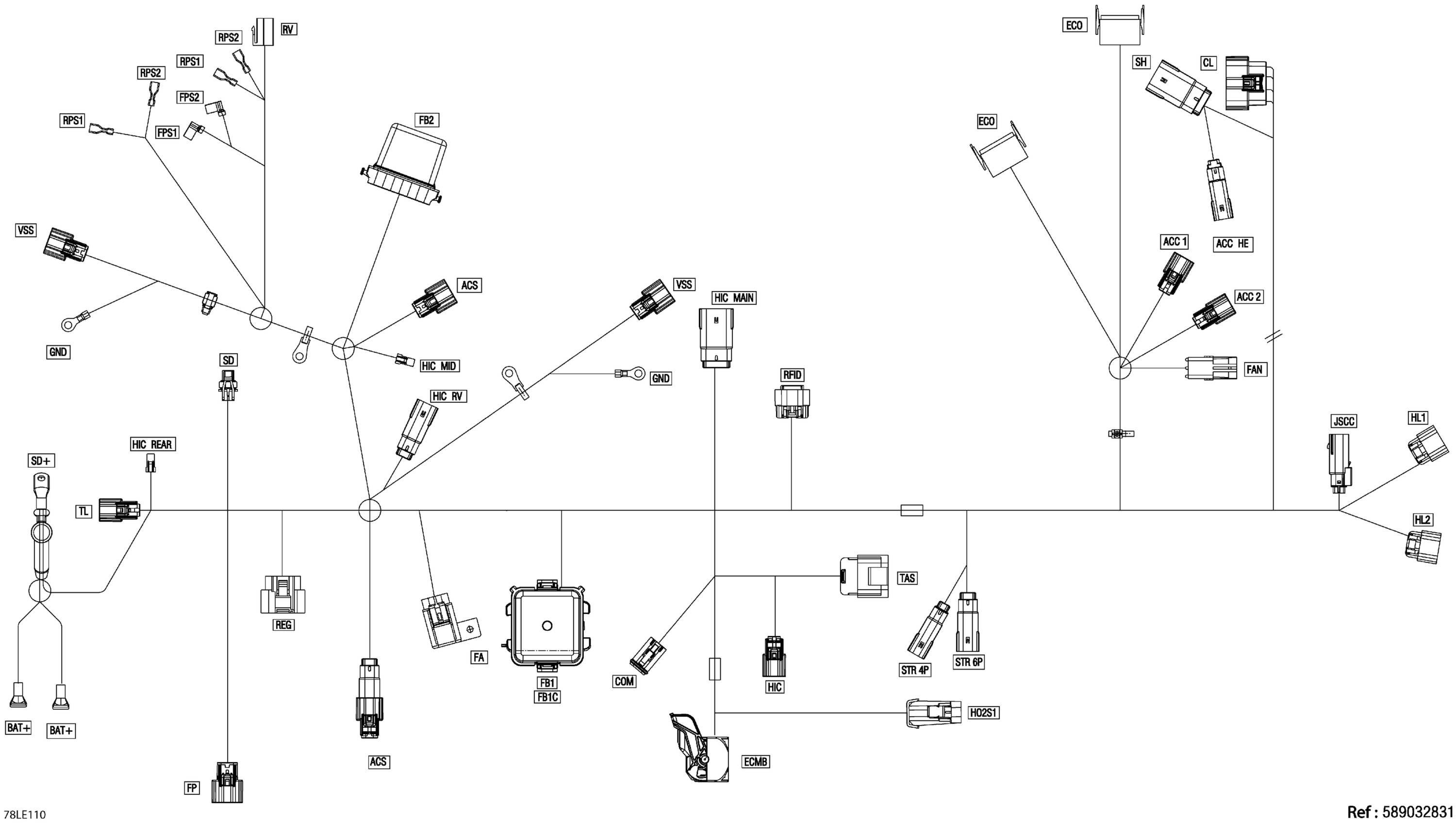 Electric - Main Harness - 515179736